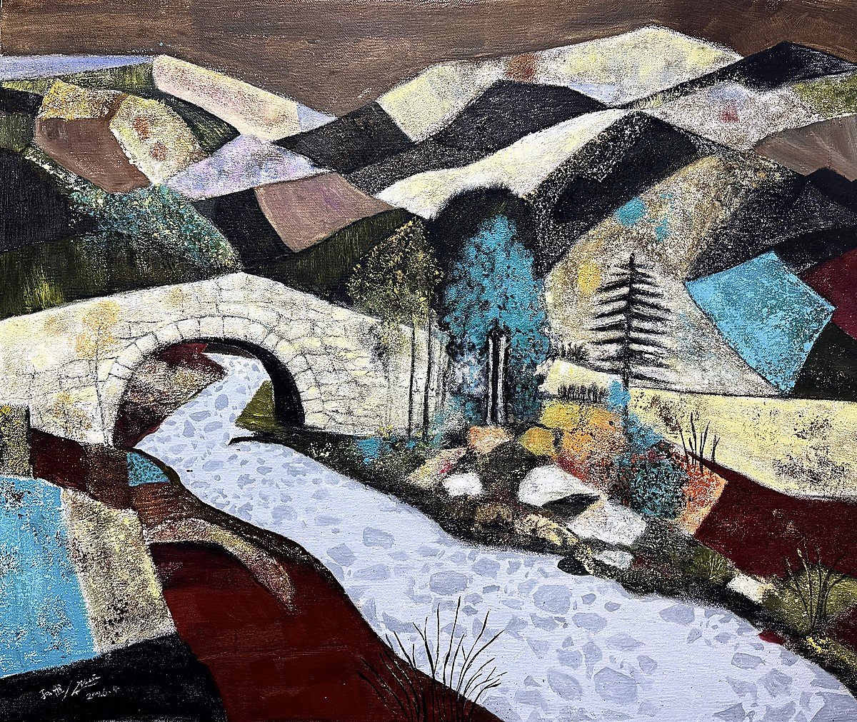  Valley Story  
Oil Painting 48"x40"
