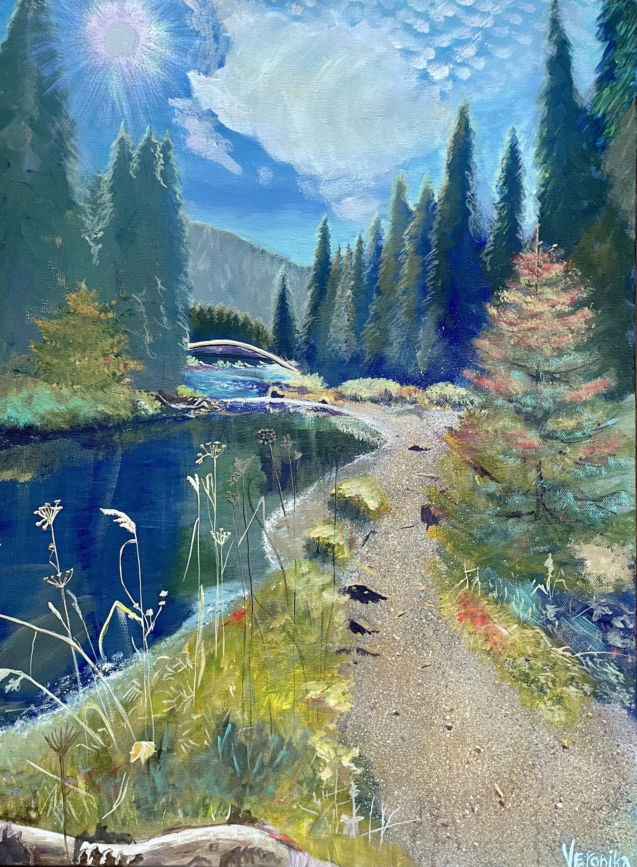  The Wonder  
Acrylic on Canvas 24"X18"