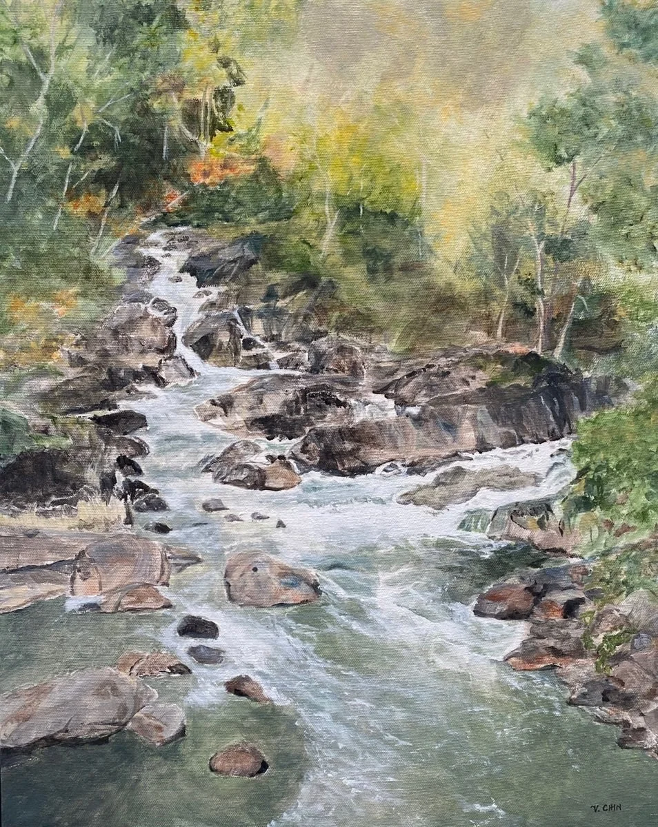  The Housatonic River   
Acrylic 20" x 16"