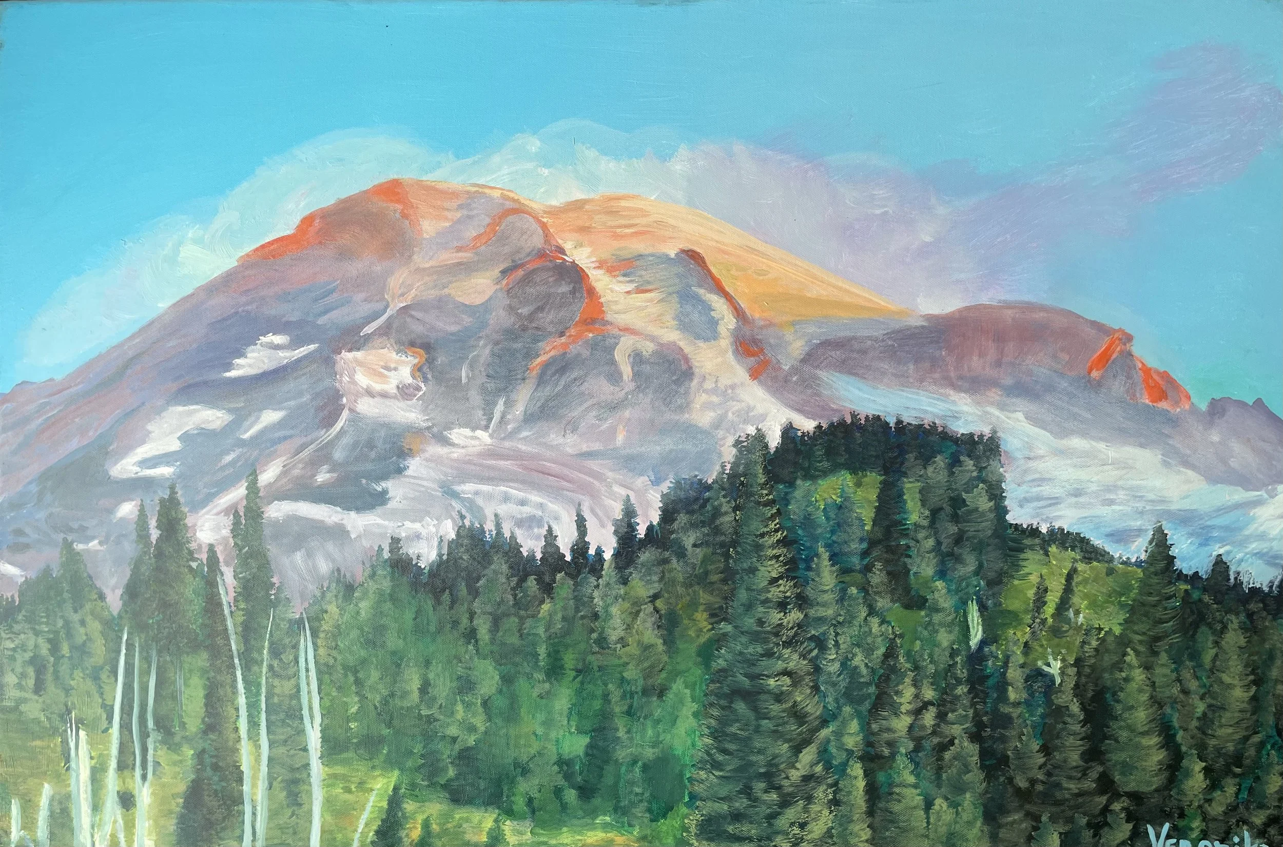  Rainier  
Acrylic on Canvas 24"X36"