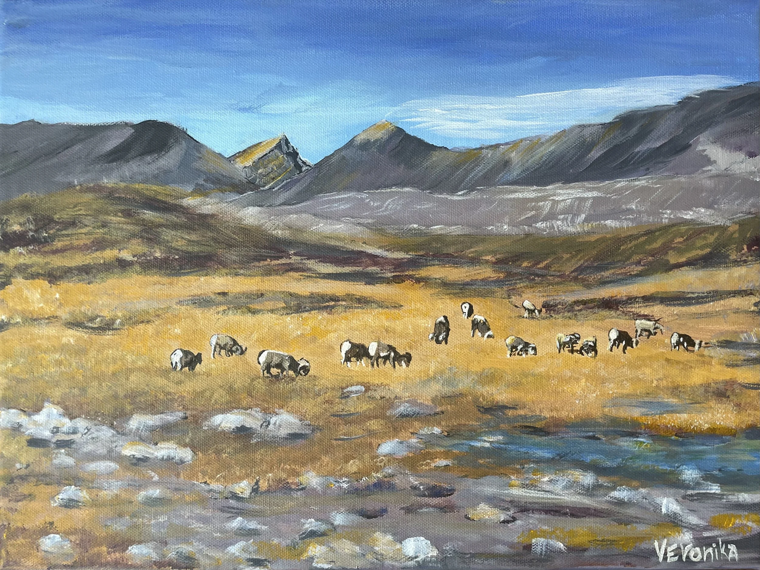  The Wilcox Pass  
Acrylic on Canvas 9"X12"