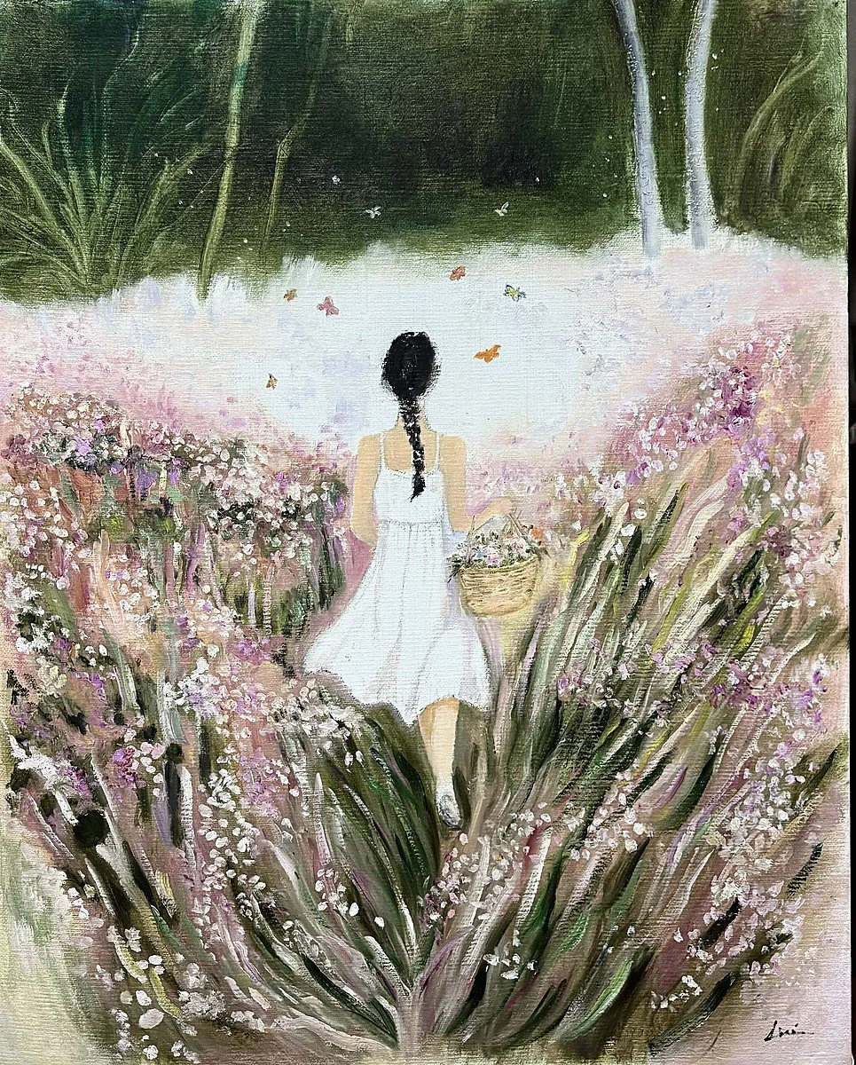  Dreaming World  
Oil Painting 40"x32"