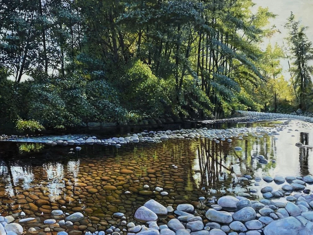  Lynnmouth Sunset Oil on Canvas 36" x 48" 