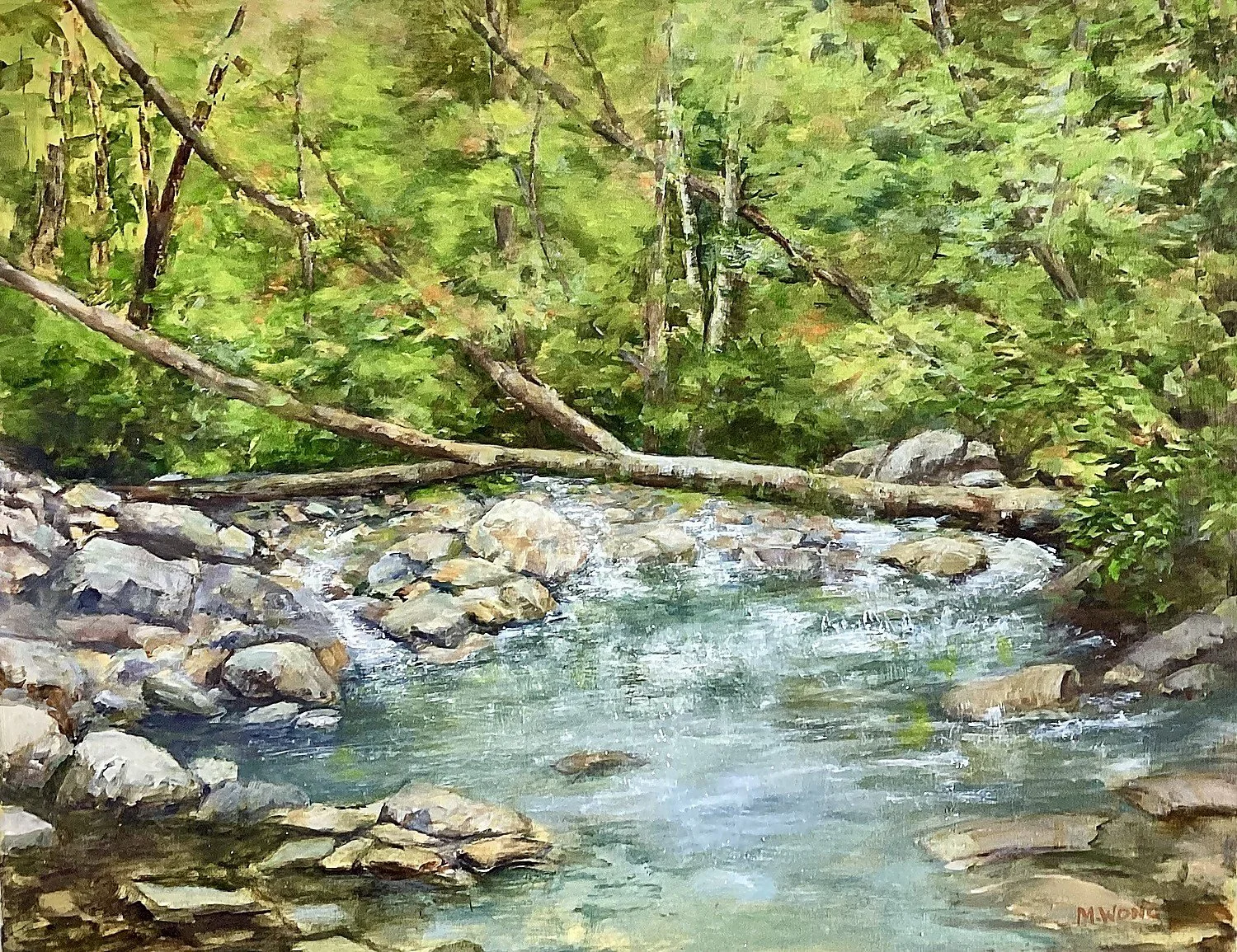  Shannon Falls 
 Acrylic on Canvas 16"x20"