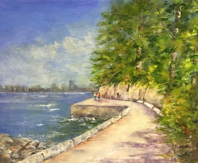  Stanley Park Seawall 
 Acrylic on Canvas 8"x10"