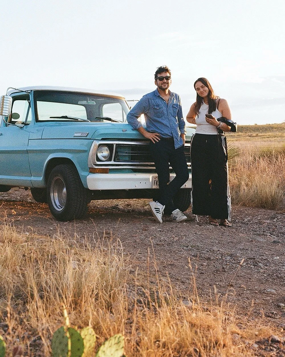 What a pleasure to take Mr Blue out for a spin with @jennybirddd and @sarah.la.vie - nothin more Texas than showcasing him at sunset, and grabbin a blizzard at DQ on the way home. 

Photos by @jennybirddd 

#marfa #marfatexas #vintagetrucks #f100 #li