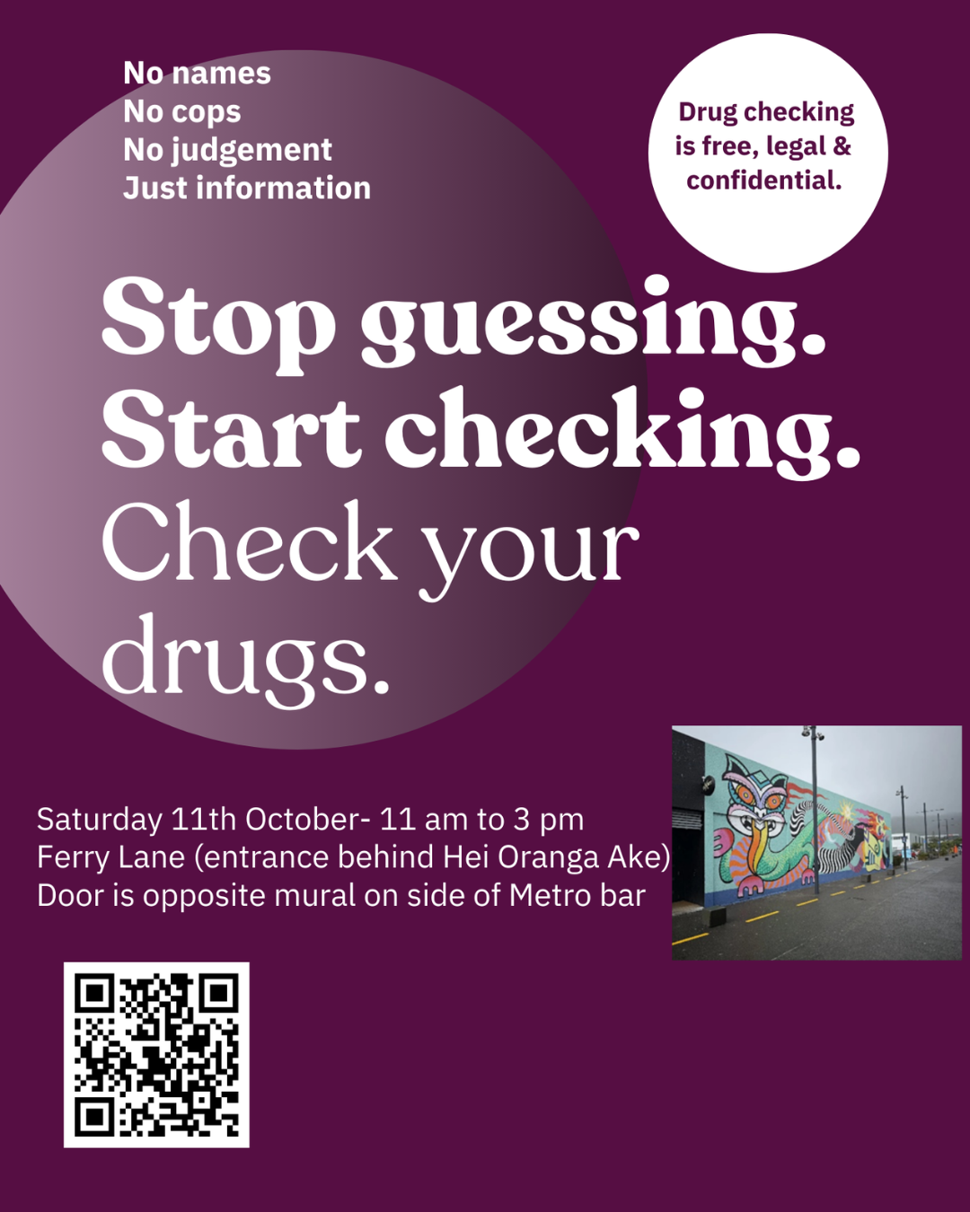 FREE Drug Checking Clinic