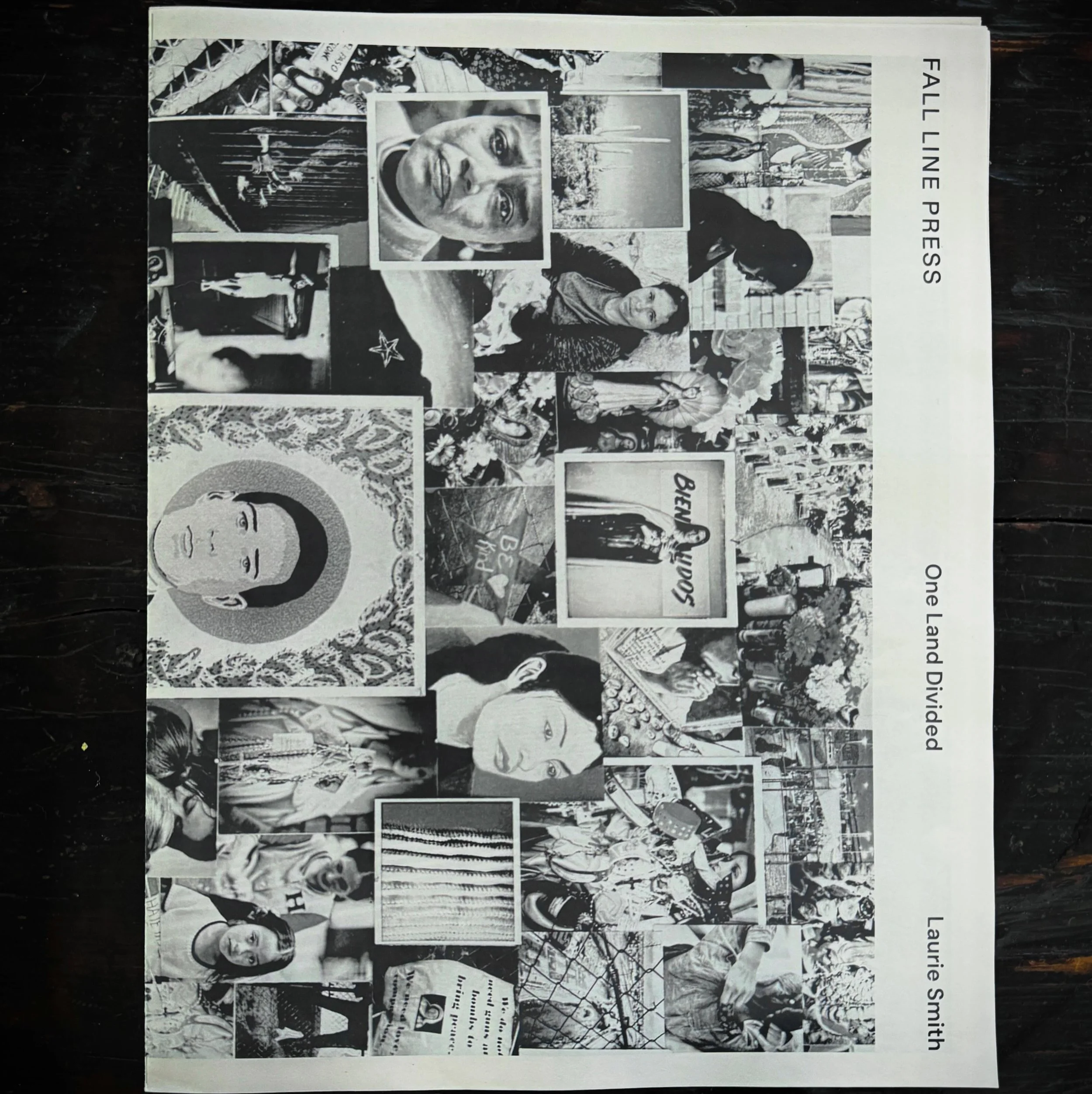 The photographs in this zine reveal the stark presence of a 30-foot steel bollard wall stretching across the Chihuahuan Desert. Laying bare the effects of immigration policies. The wall of inhumanity. One land divided.
My hope is to inspire art activ