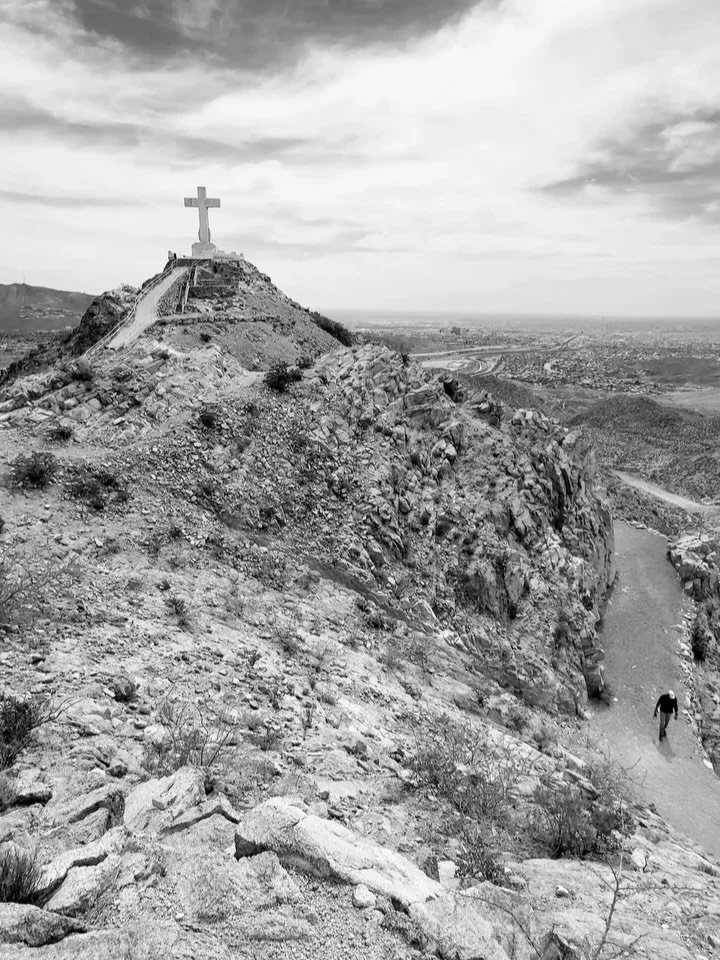 Construction has begun on the border wall at the southern base of Mount Cristo Rey. This rugged stretch was long considered impractical for fencing and remained one of the last gaps in the binational metro area, spanning El Paso, Sunland Park, and Ci