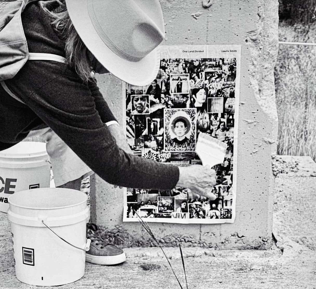 Ahead of my upcoming book, One Land Divided, I created a zine of my photographs, printed on newsprint and published by Fall Line Press. The photographs in the zine reveal the stark presence of a 30-foot steel bollard wall stretching across the Chihua