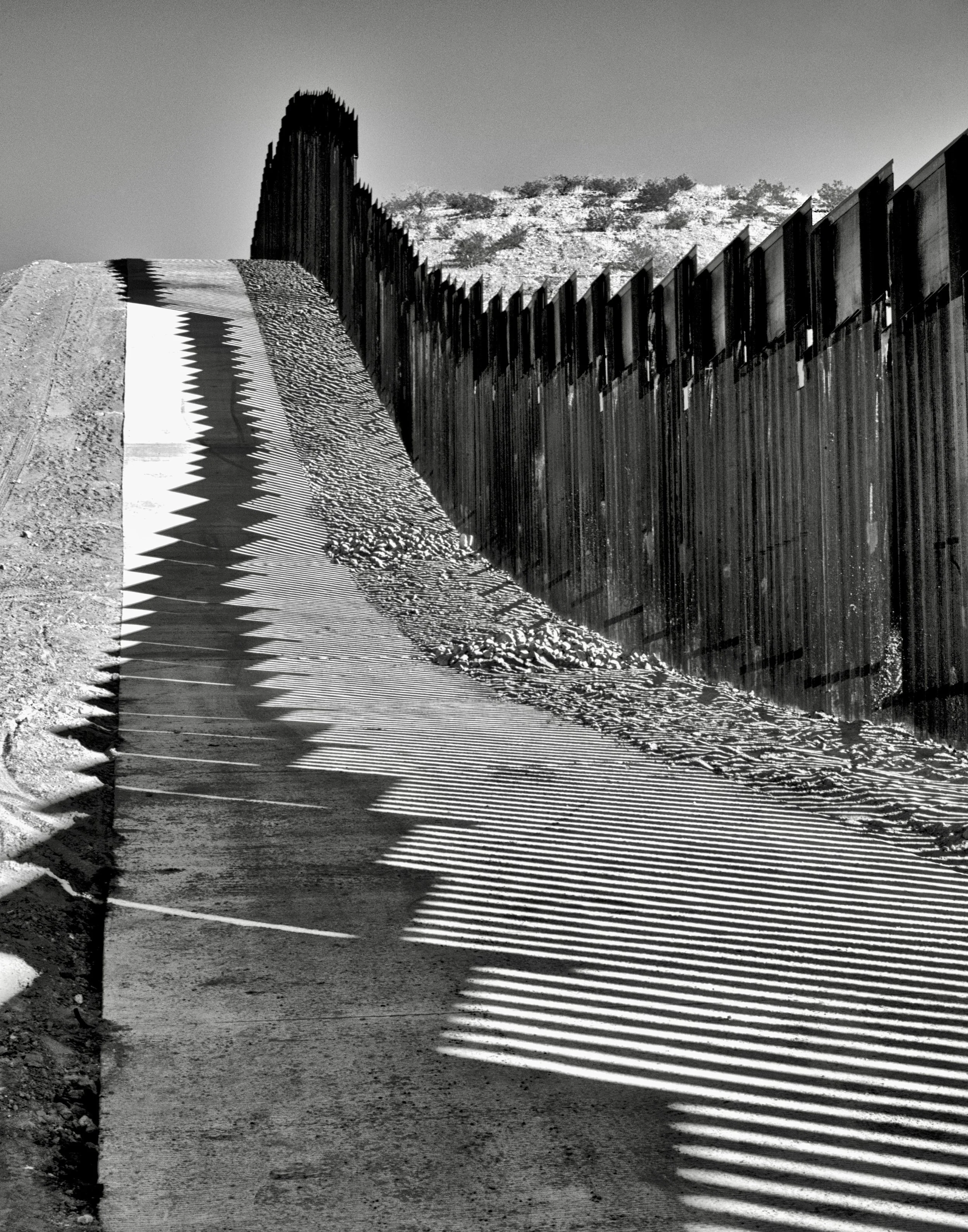 Shadows and Light at the Wall Mexico-New Mexico Border 2018.jpeg