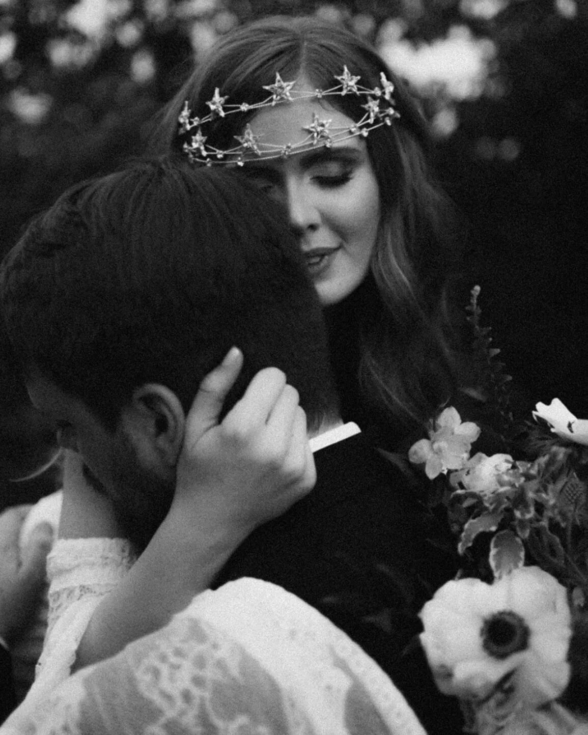 I love how REAL Savannah and Quintin's Monte Sano tiny wedding was. So many happy tears and tender moments were shared. One of my favorite moments was our escape for blue hour photos. S &amp; Q shared in a quieter moment away from the party. It was s