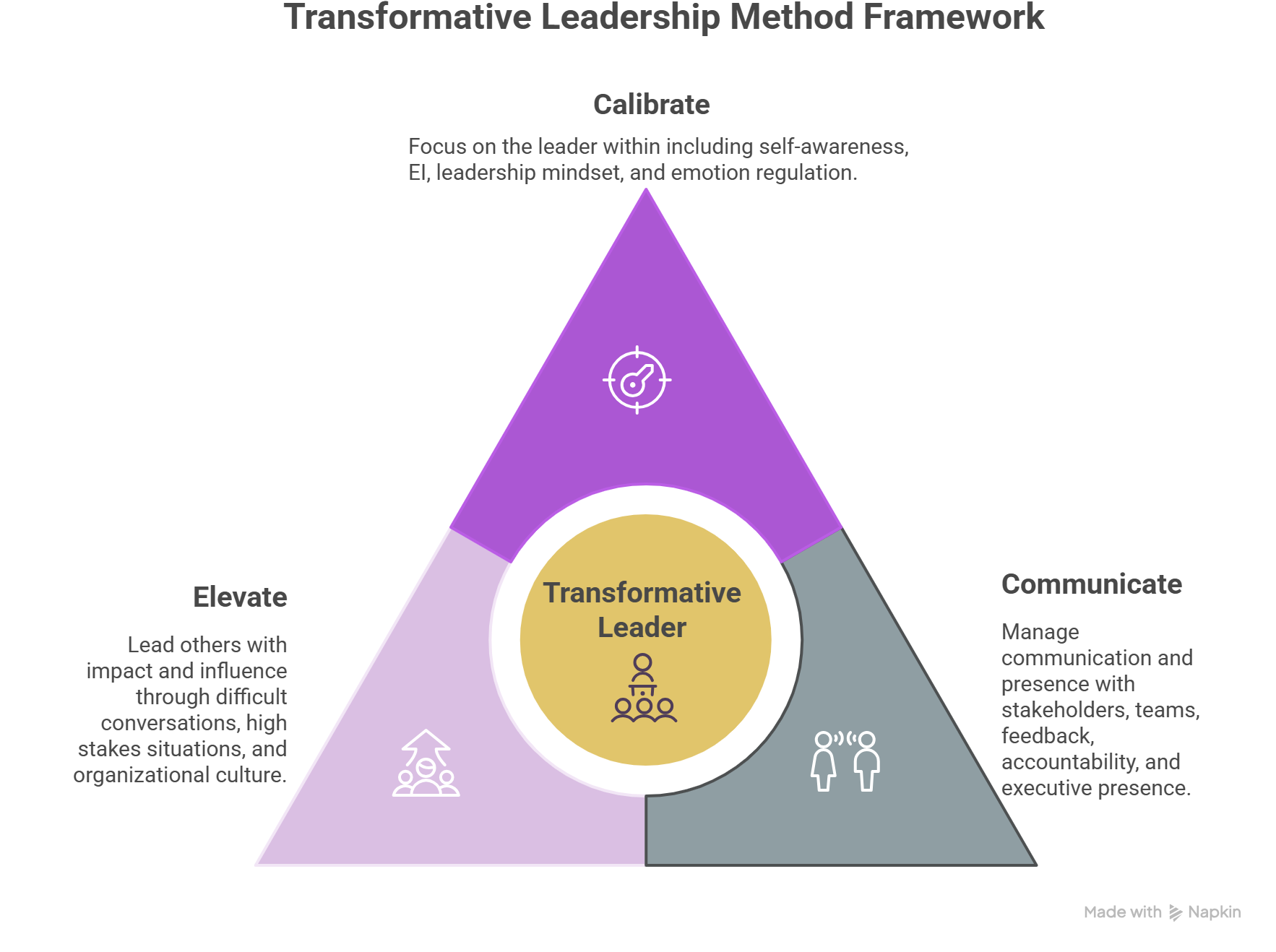 The Transformative Leadership Method framework