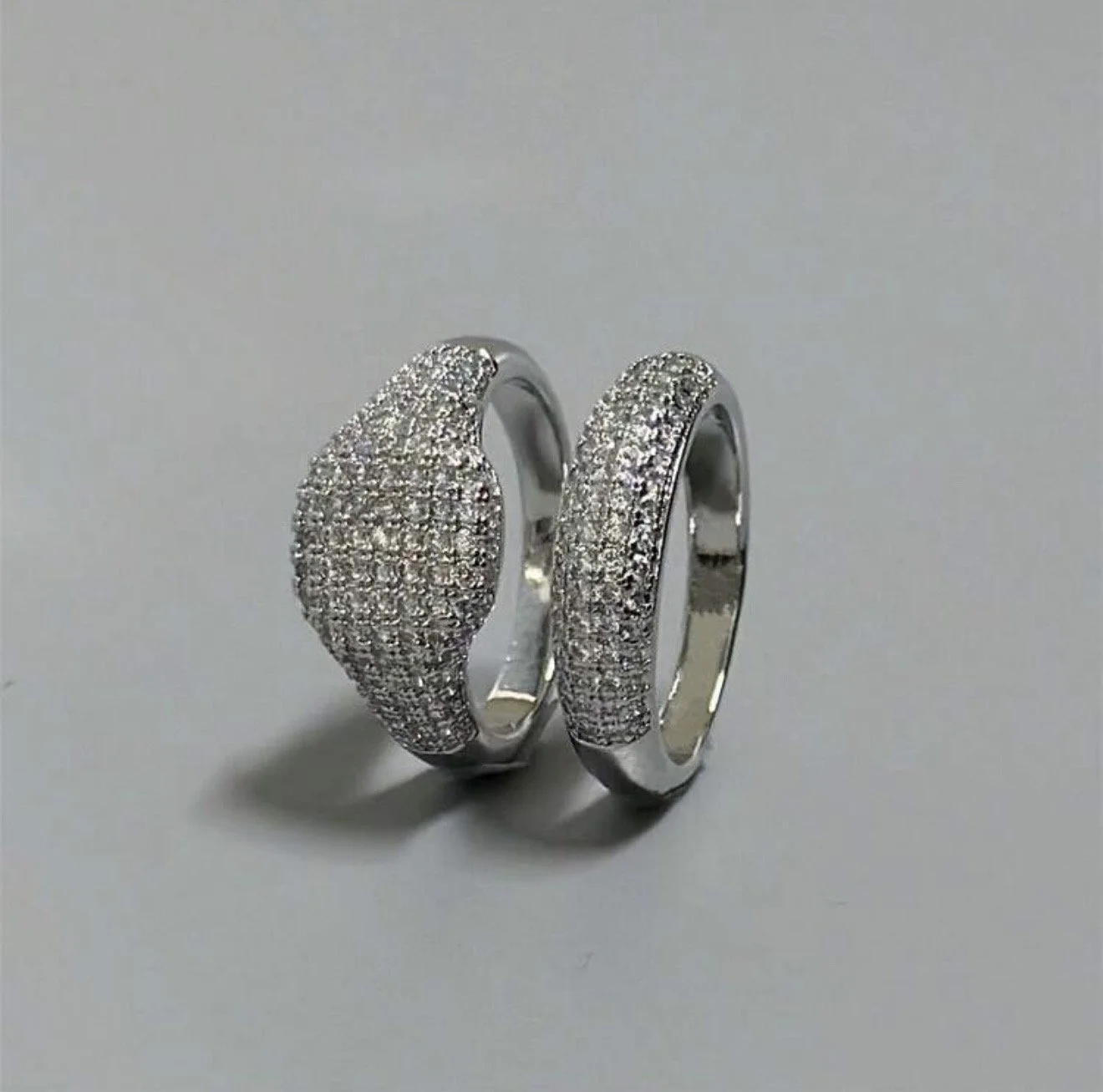 Dual Luxury  Ring Set