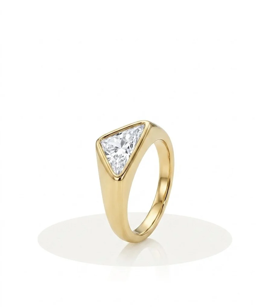 Triangular Elegance  Ring