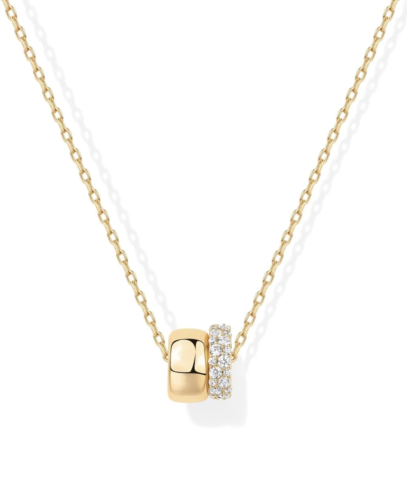 Dual Charm  Necklace