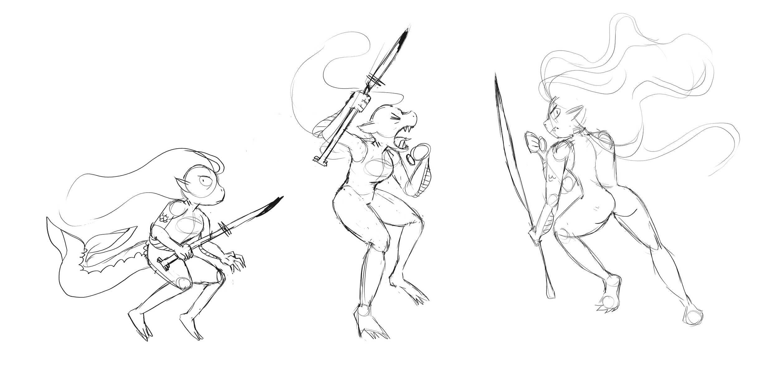 sea creature girl sketches.png