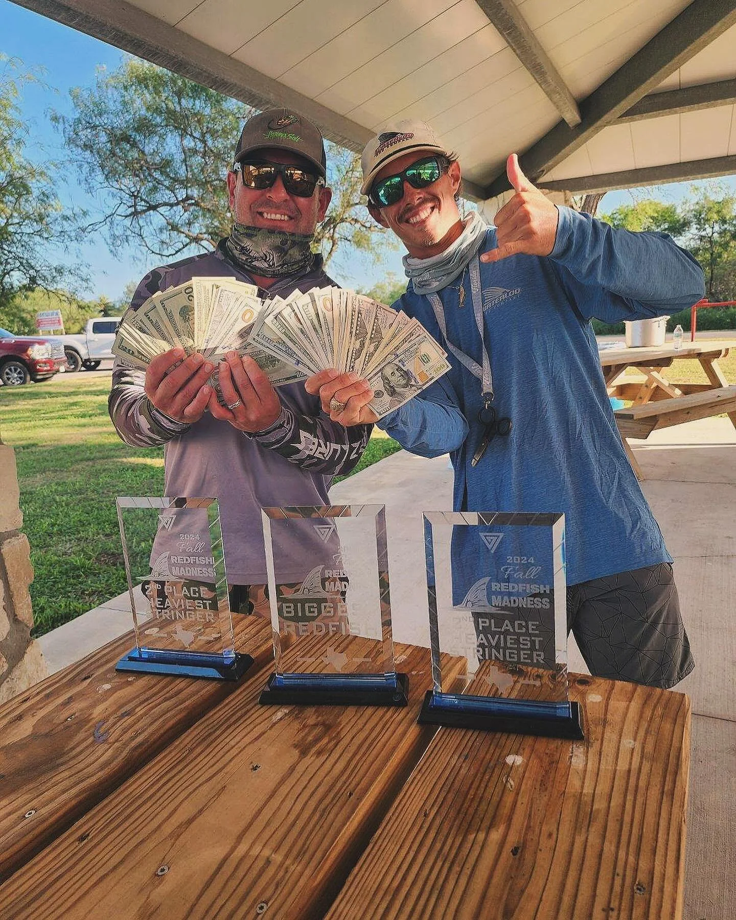 1st Place Heaviest Redfish 😮&zwj;💨 2nd Overall Redfish 😮&zwj;💨 @ The Redfish Madness @wicked_waderz Tournament 🔥
.
@capt._dustin_ponce &amp; Loco Amigos 
Put In the Work 🏴&zwj;☠️
.
Thank you for the support 📸