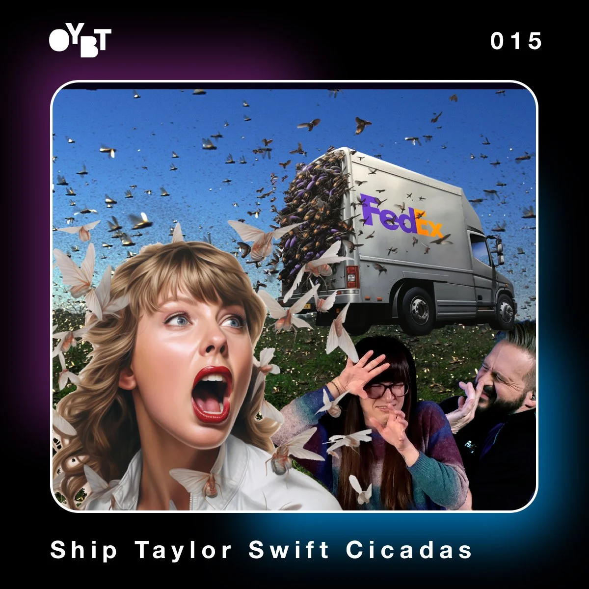 Shipping Taylor Swift Cicadas episode artwork