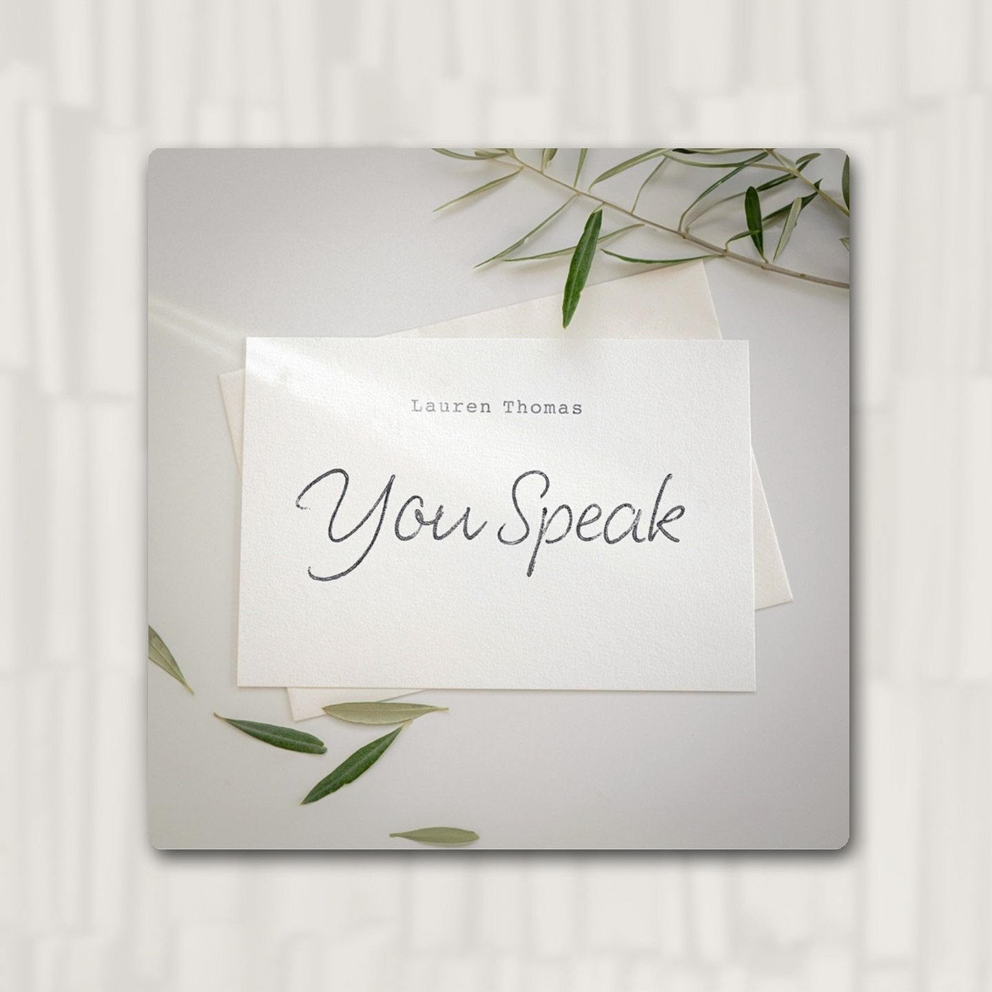 &ldquo;You Speak&rdquo; is out everywhere! @__laurenthomas__  captures the heart of worship so well!

#Worship #NovelRecordingCo #CCM