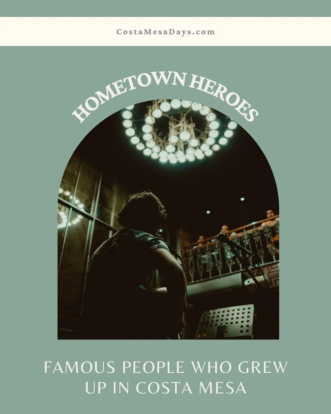 Costa Mesa has raised some incredible talent &mdash; from Olympic athletes to Hollywood creators, punk rock legends to TV personalities. 🌟

🏐 April Ross &mdash; Olympic gold medalist in beach volleyball

📺 Mitchell Hurwitz &mdash; Creator of Arres