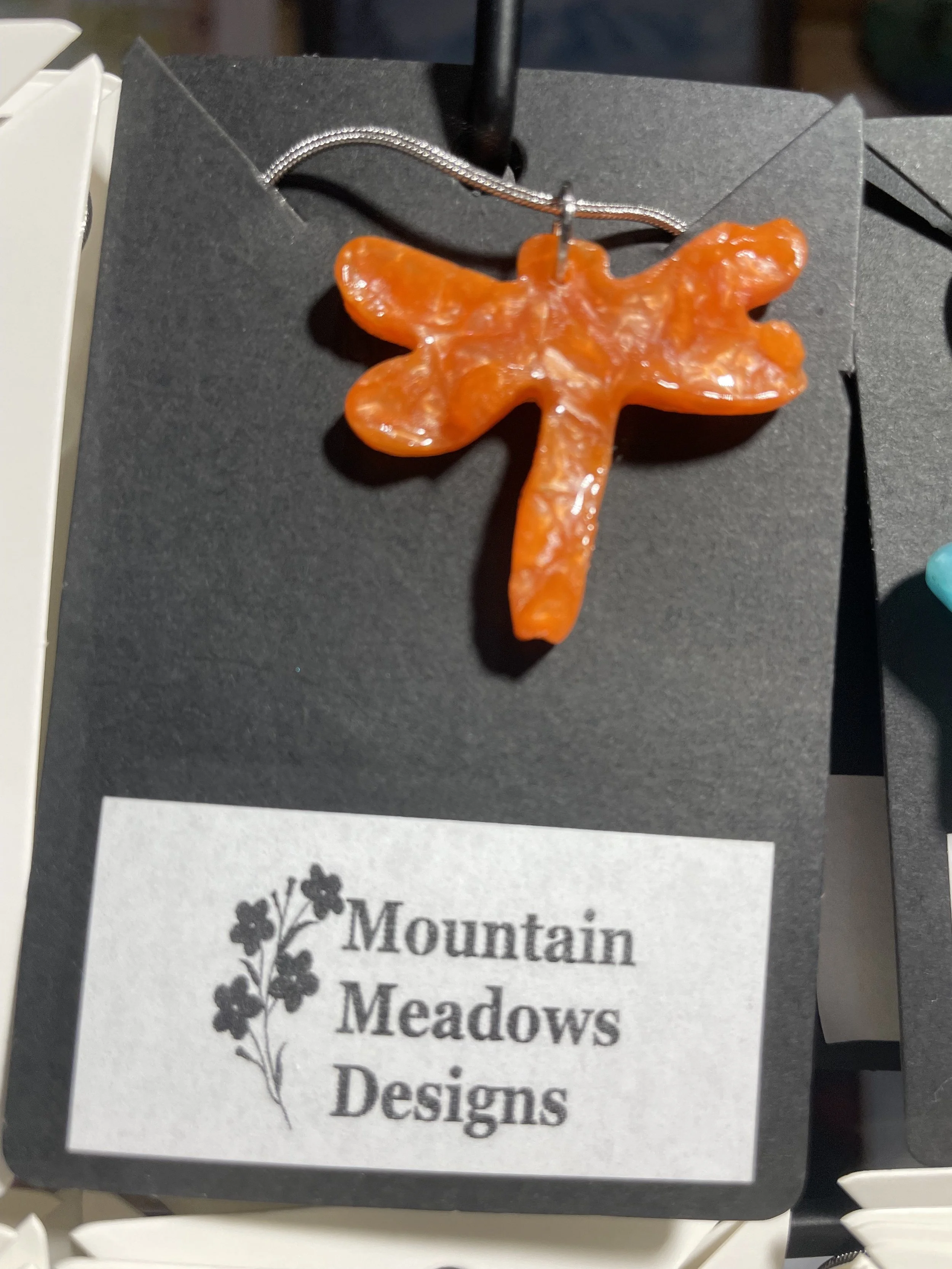 Orange Pearl Dragonfly Pendant.jpg