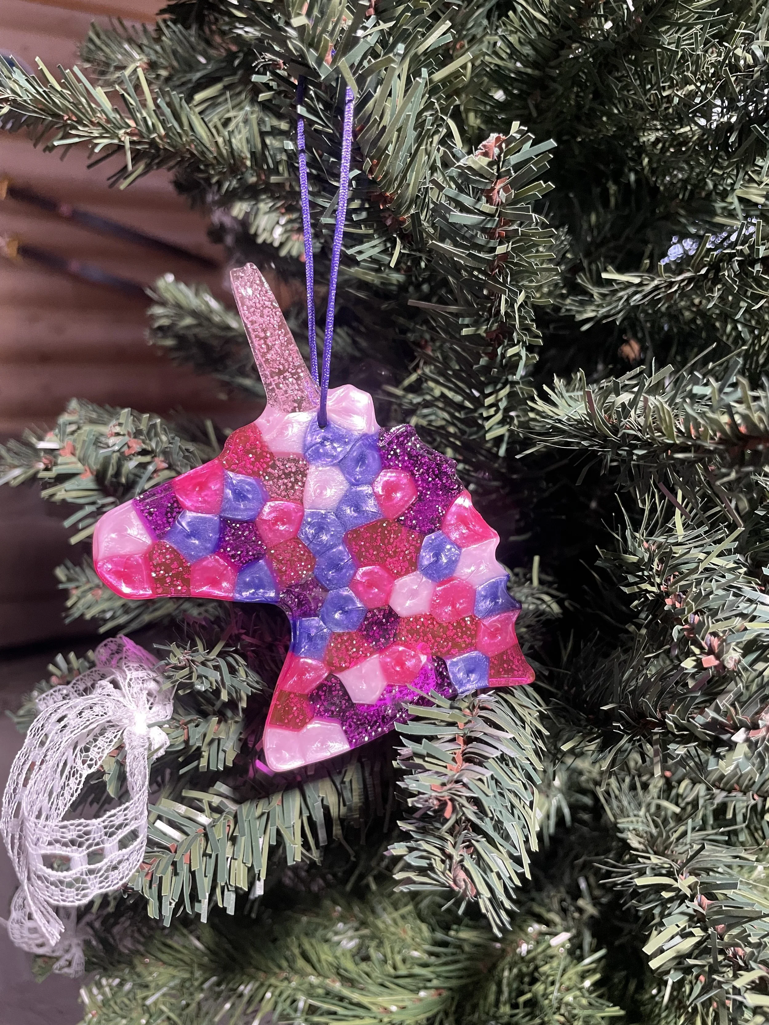 Cotton Candy Mix Unicorn Ornament.jpg