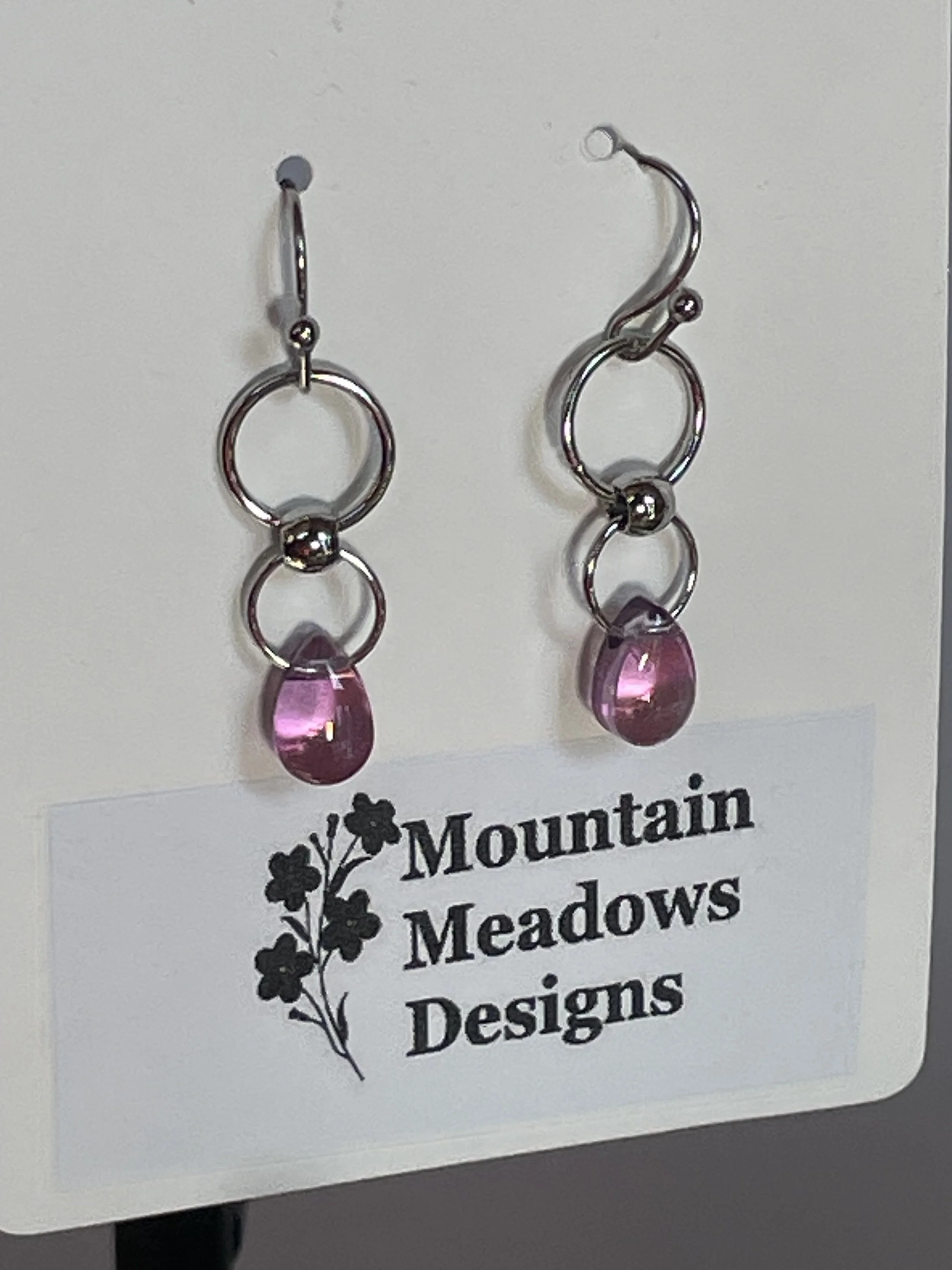 Raindrop Earrings Purple:Orange (2 rings).jpg