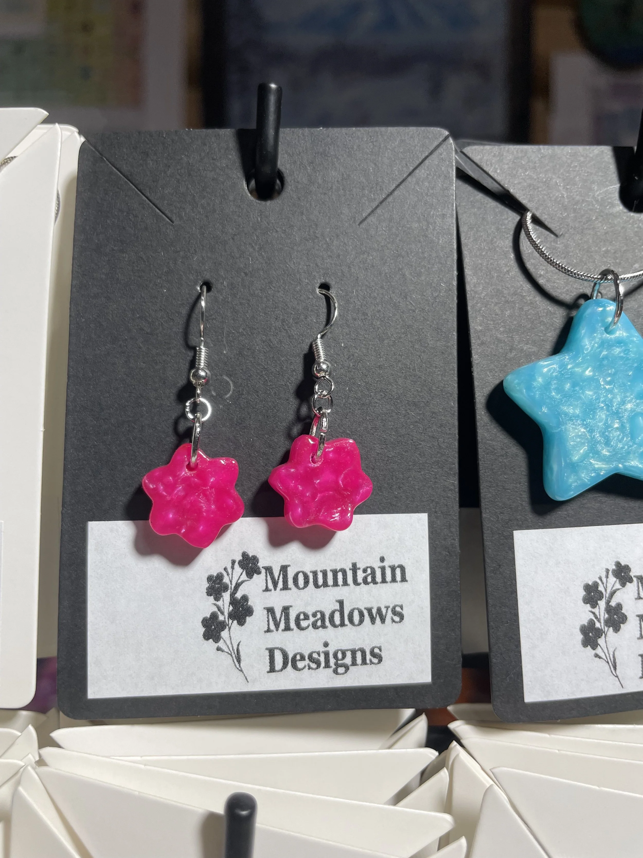 Hot Pink Flower Earrings (long).jpg