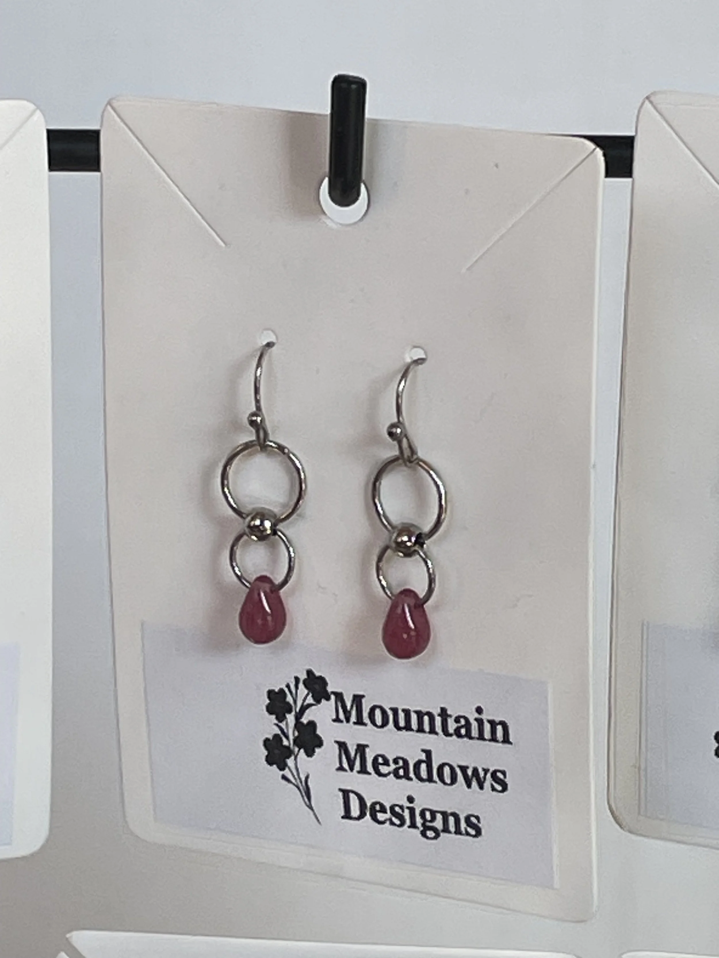 Raindrop Earrings Pink Opaque (2 rings).jpg