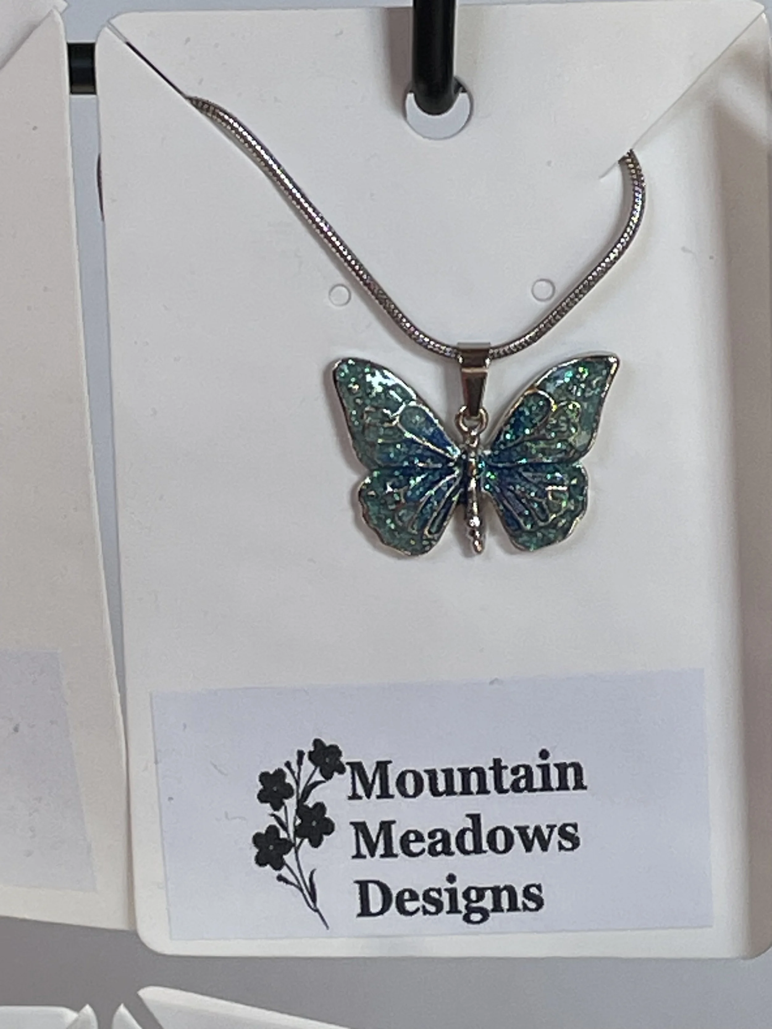 Glitter Butterfly Pendant Blue.jpg