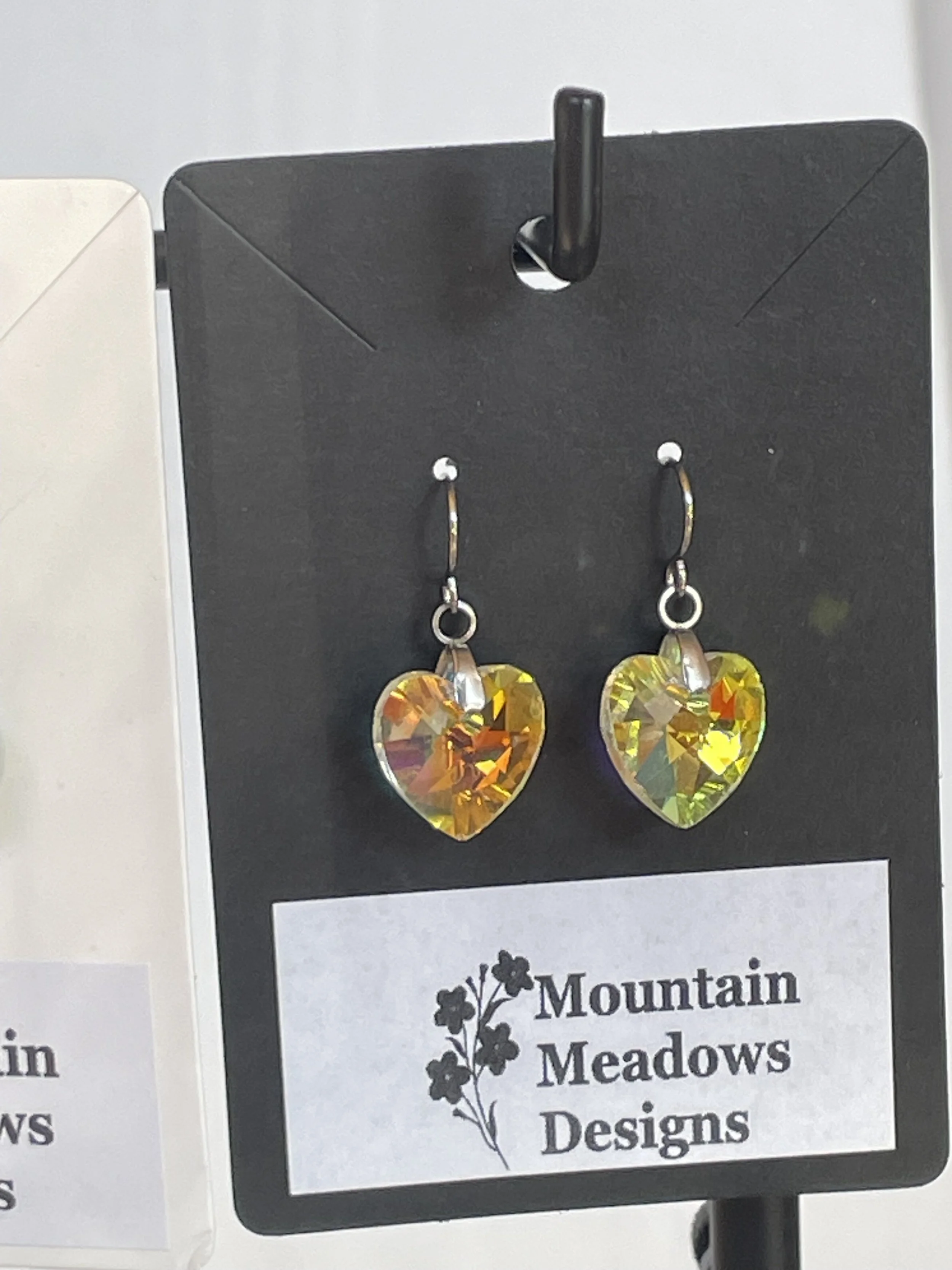 Crystal Heart Earrings Pink:Orange.jpg