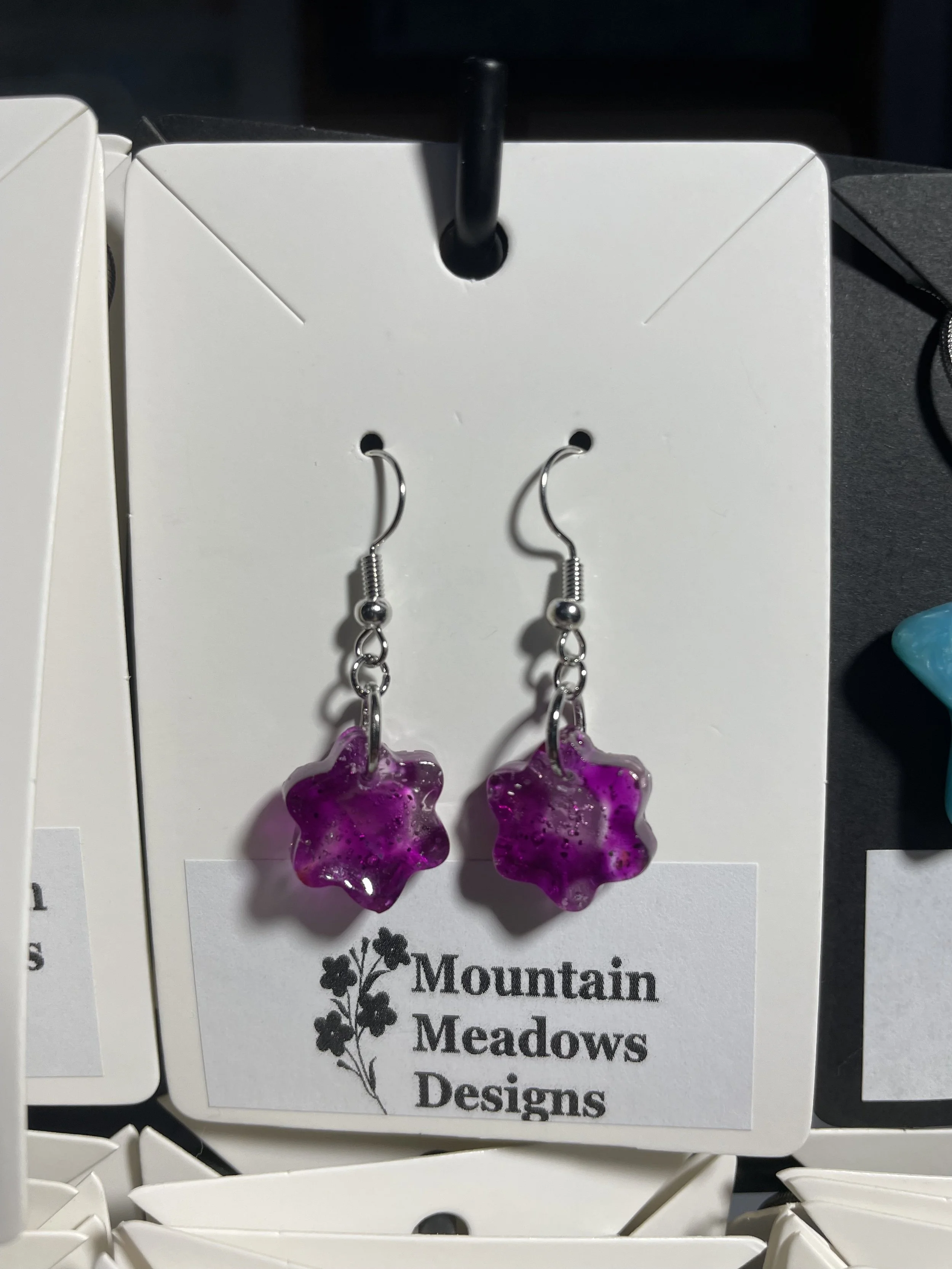 Fuchsia Mix Flower Earrings (long).jpg