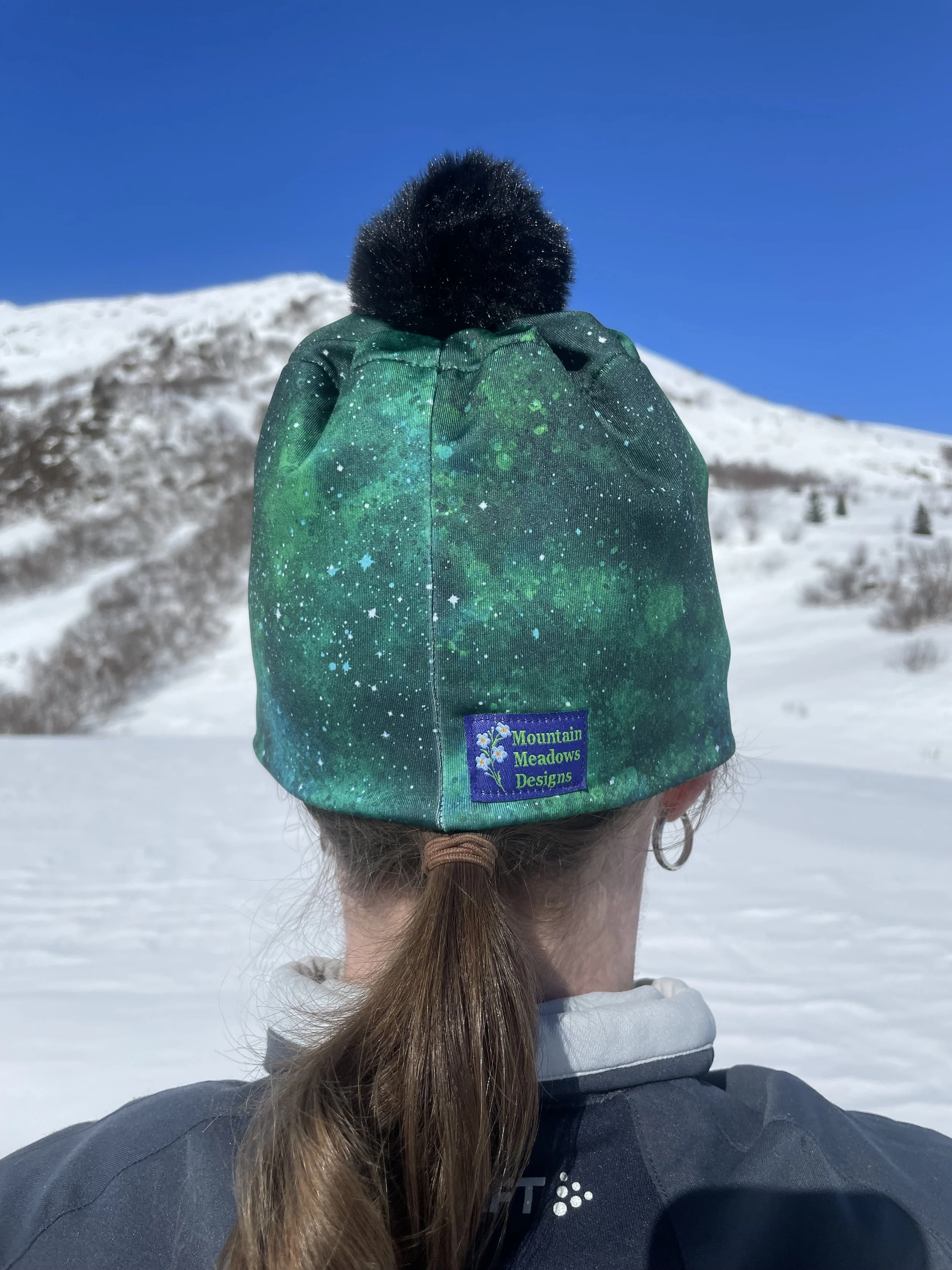 Green Nebula Performance Spandex Hat