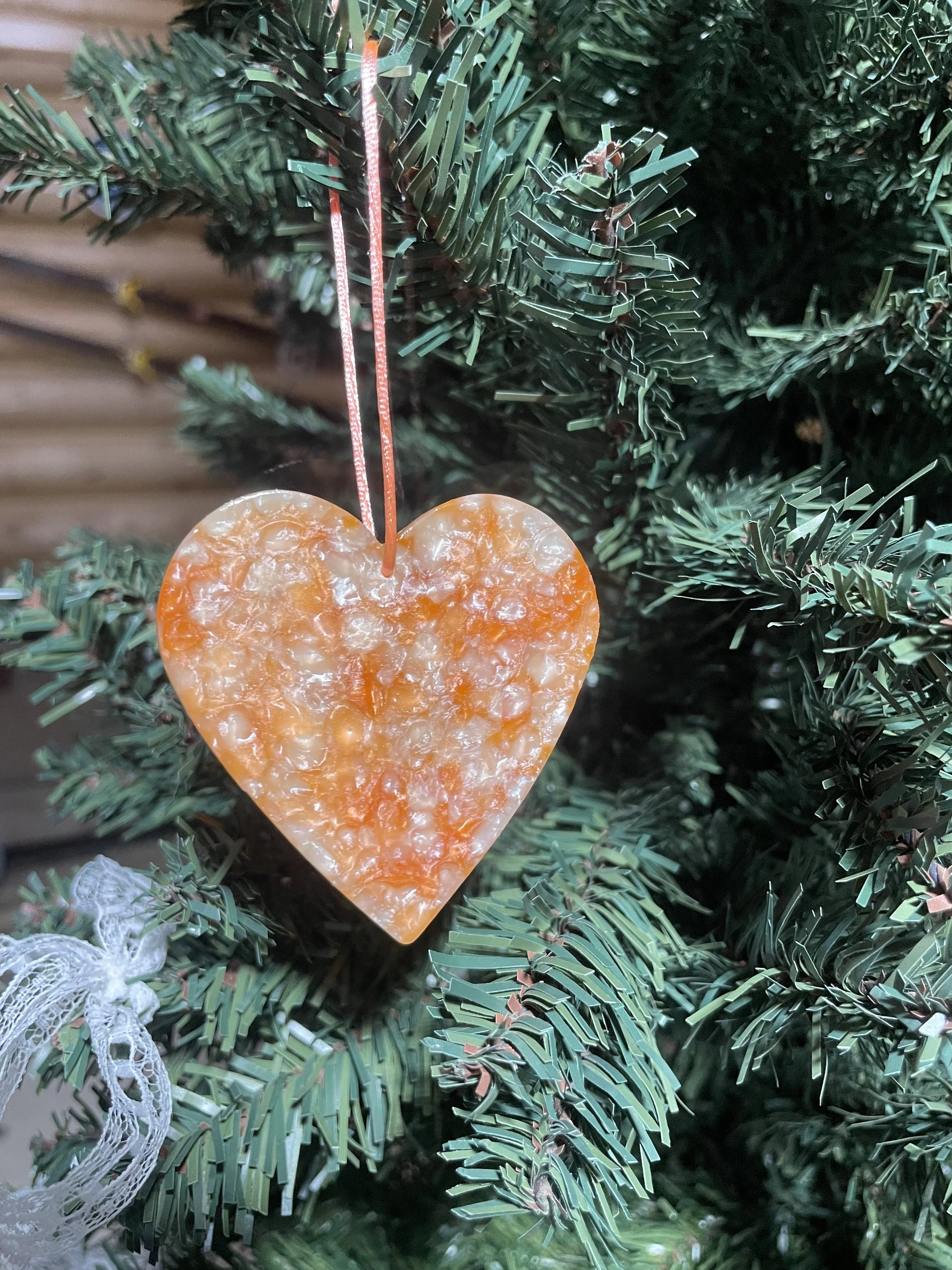 Orange Pearl Mix Heart Ornament (apricot cord)(medium).jpg