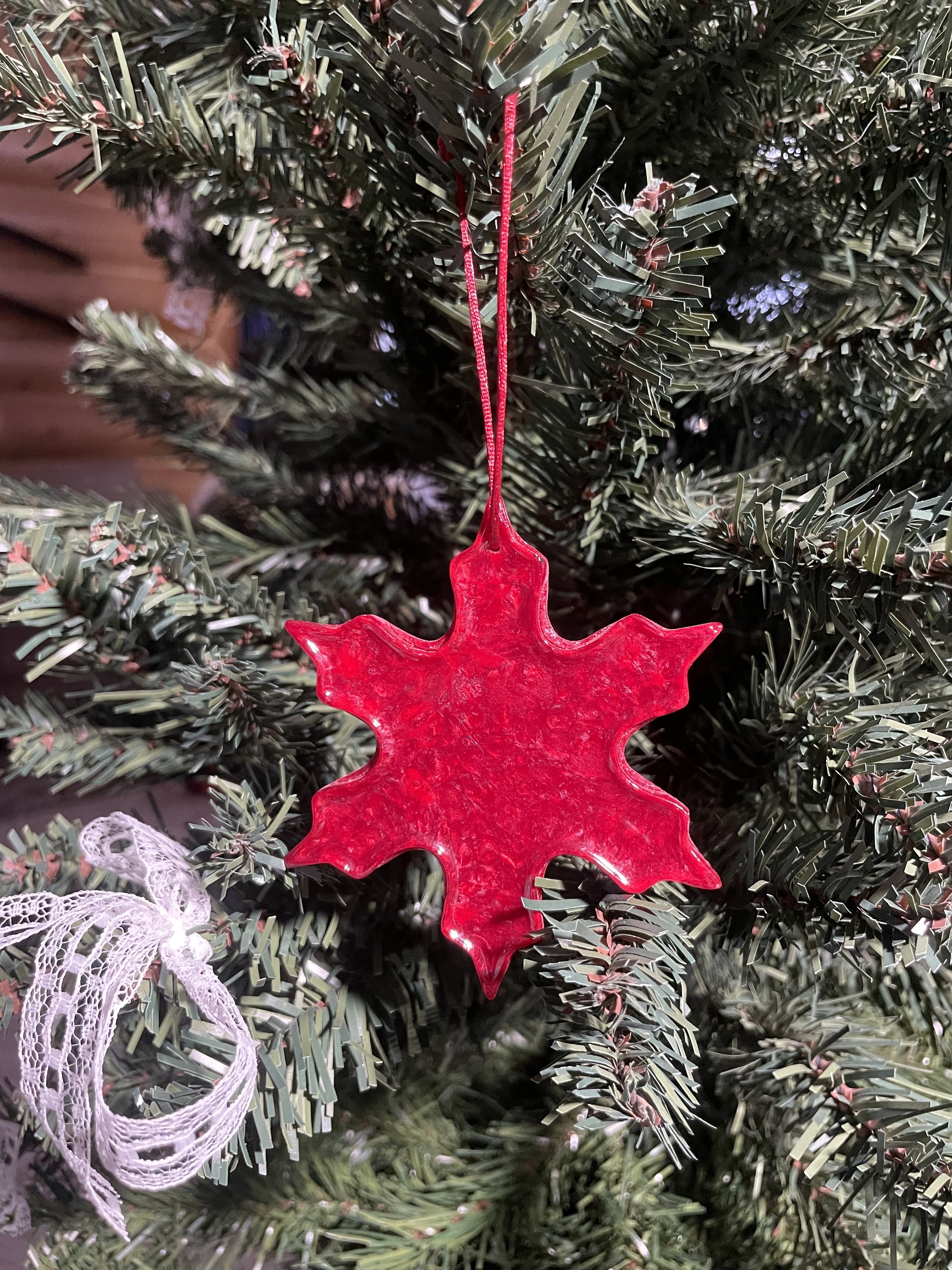 Cranberry Pearl Snowflake Ornament (medium).jpg