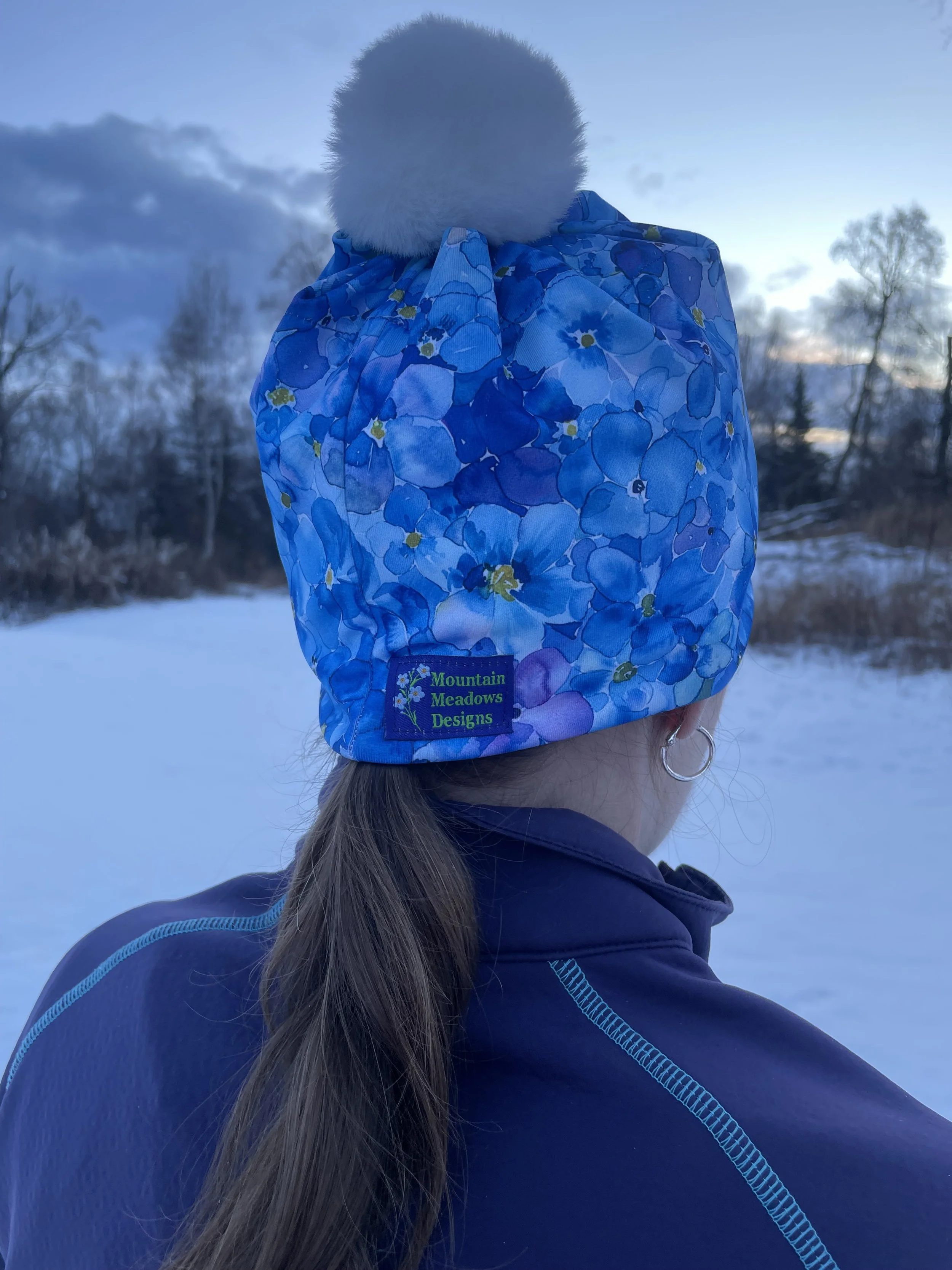 Forget-Me-Not Performance Spandex Hat