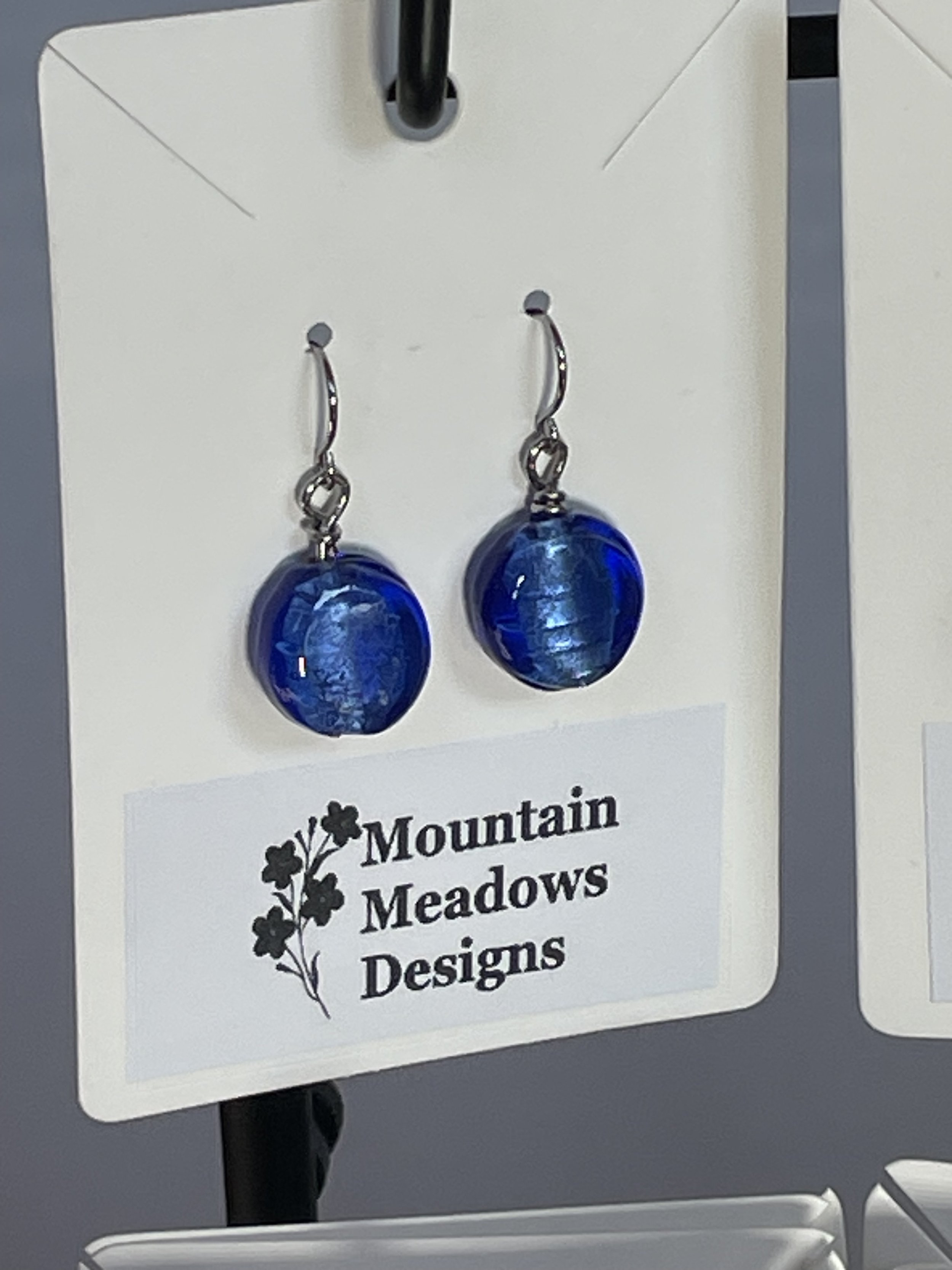 Flattened Round Earrings Large Blue.jpg