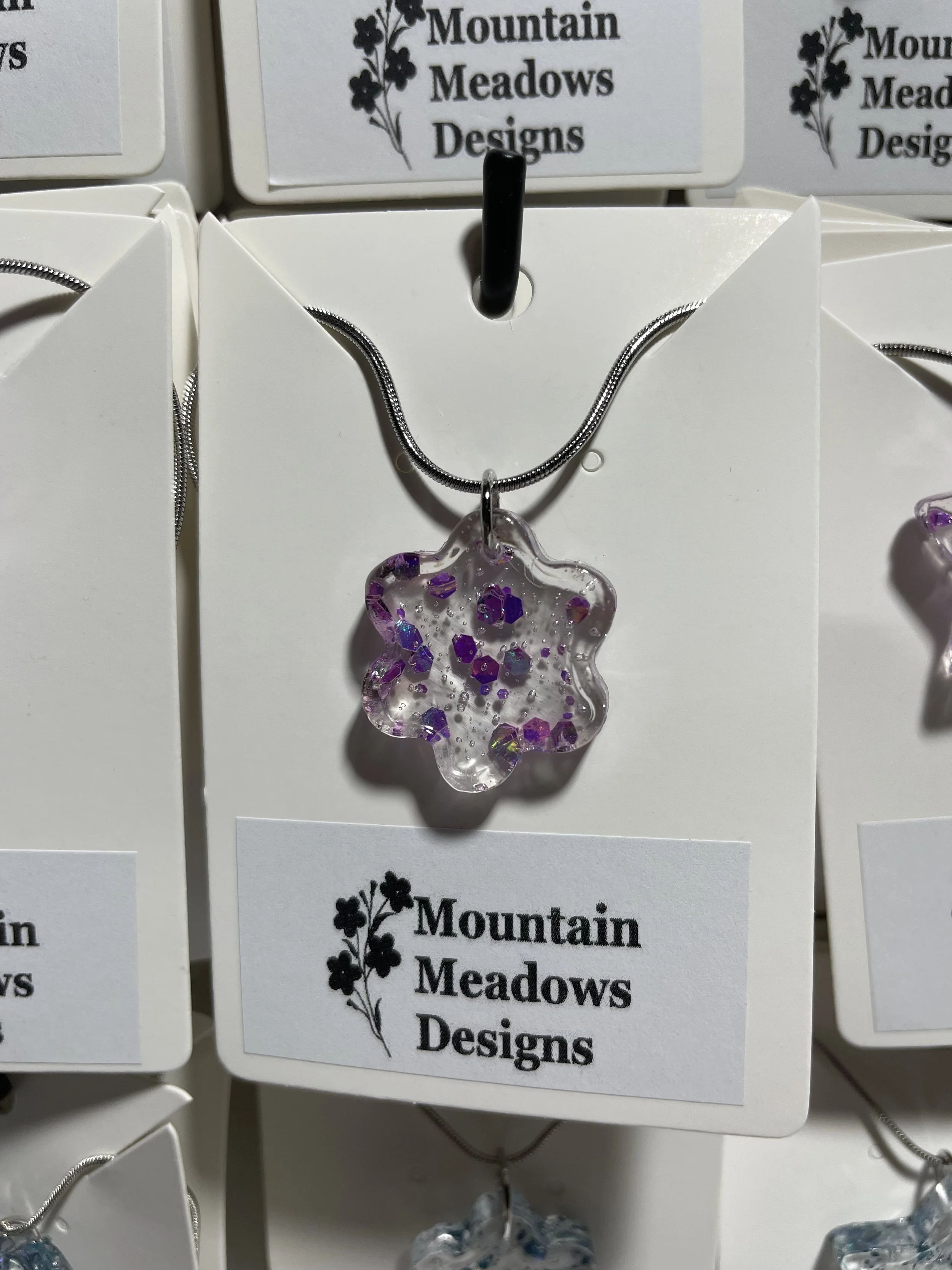 Purple Glitter Flower Pendant.jpg