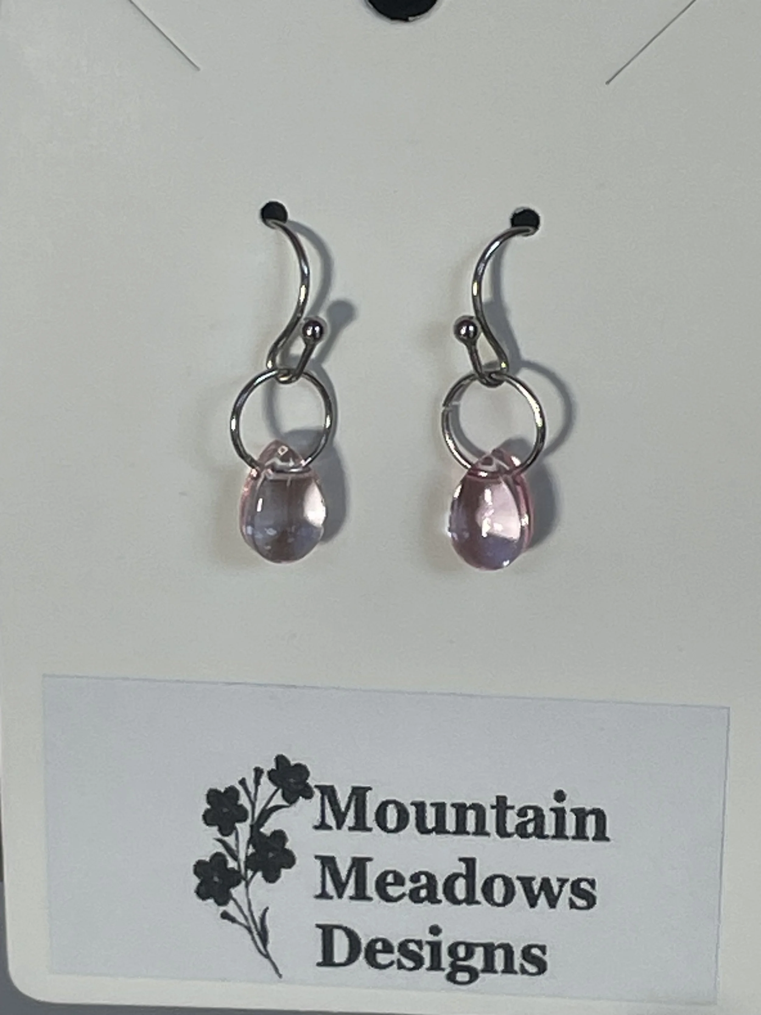 Transparent Light Pink Raindrop Earrings (1 ring).jpg
