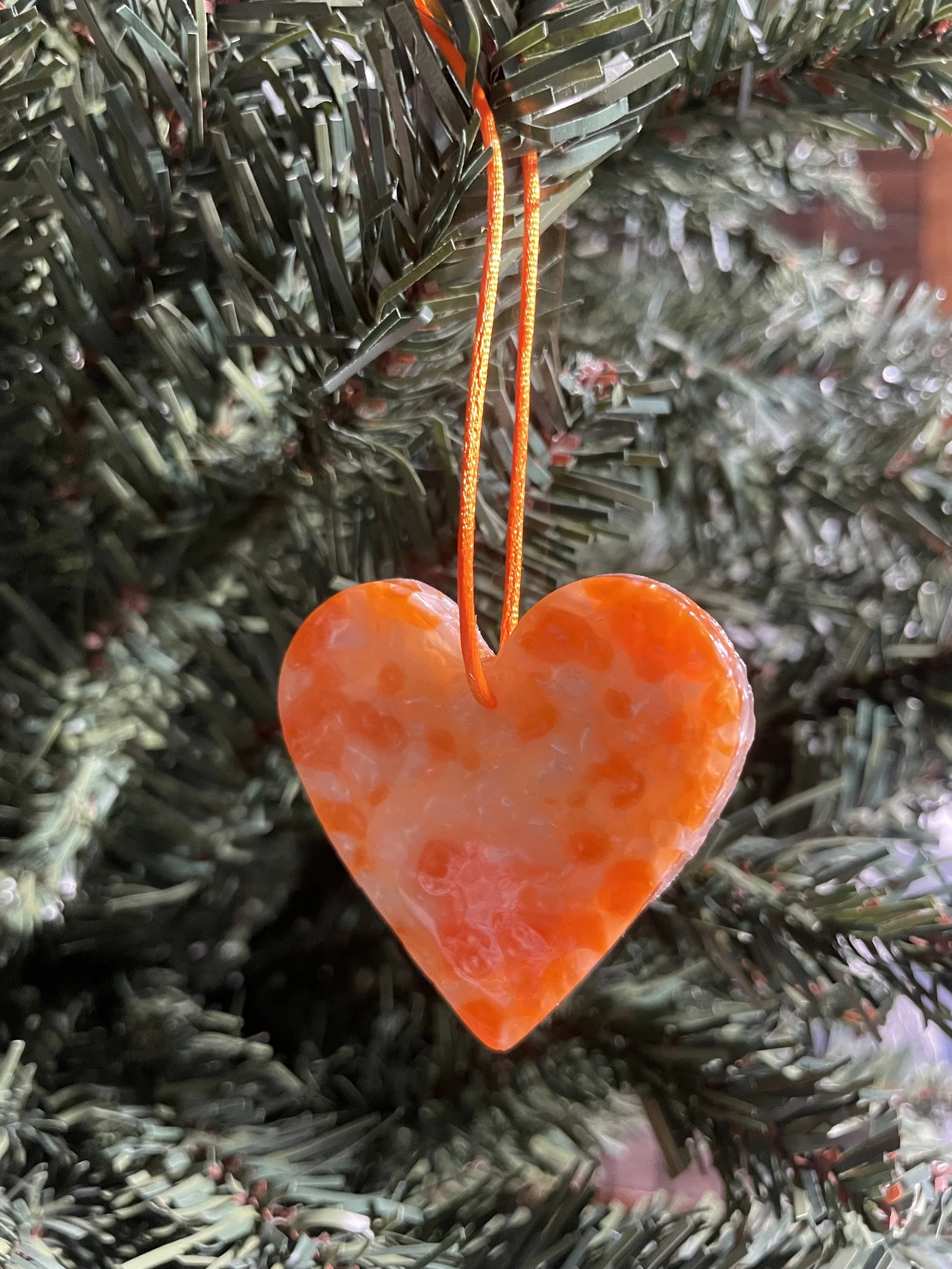 Orange Pearl Mix Heart Ornament (medium).jpg