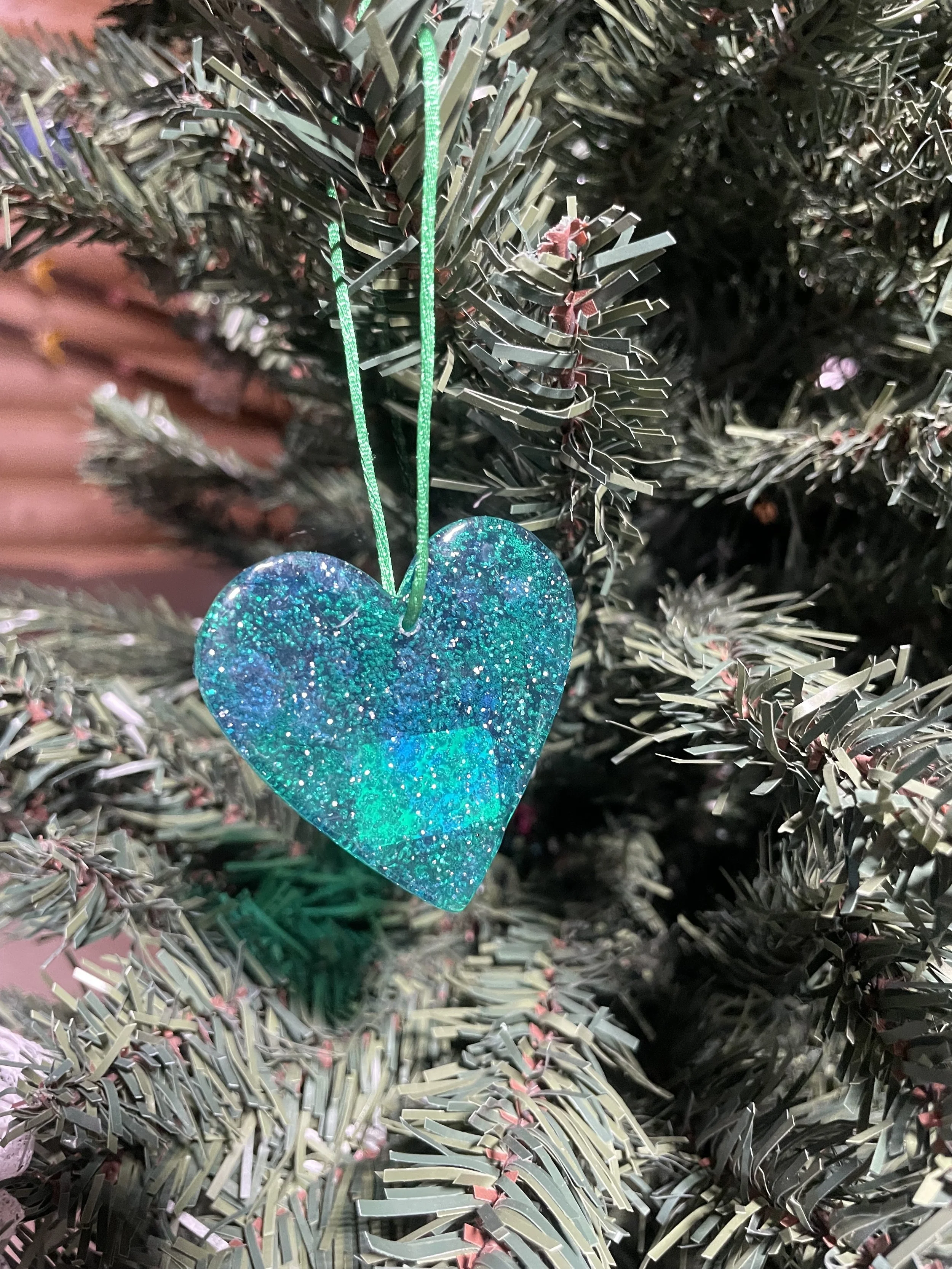 Green:Blue Sparkle Heart Ornament (medium).jpg