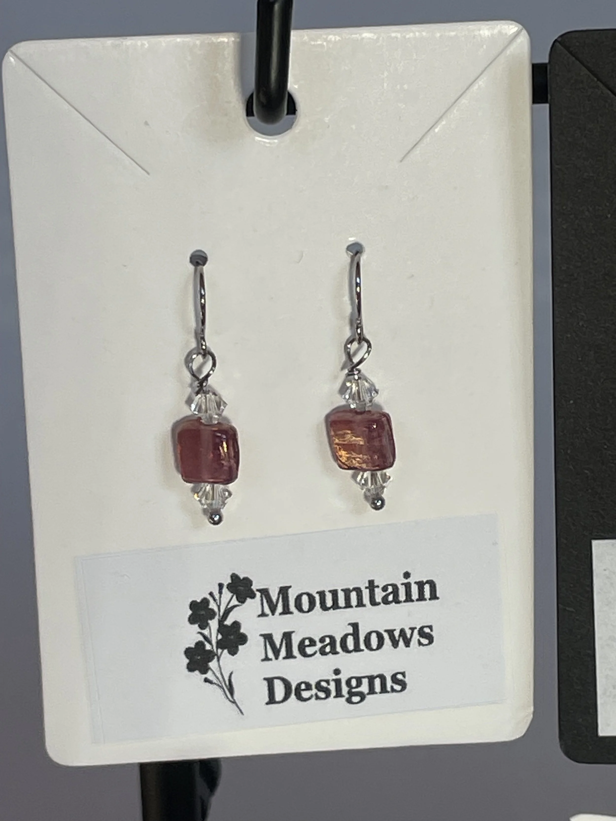 Glass Square Mauve with Bicones.jpg