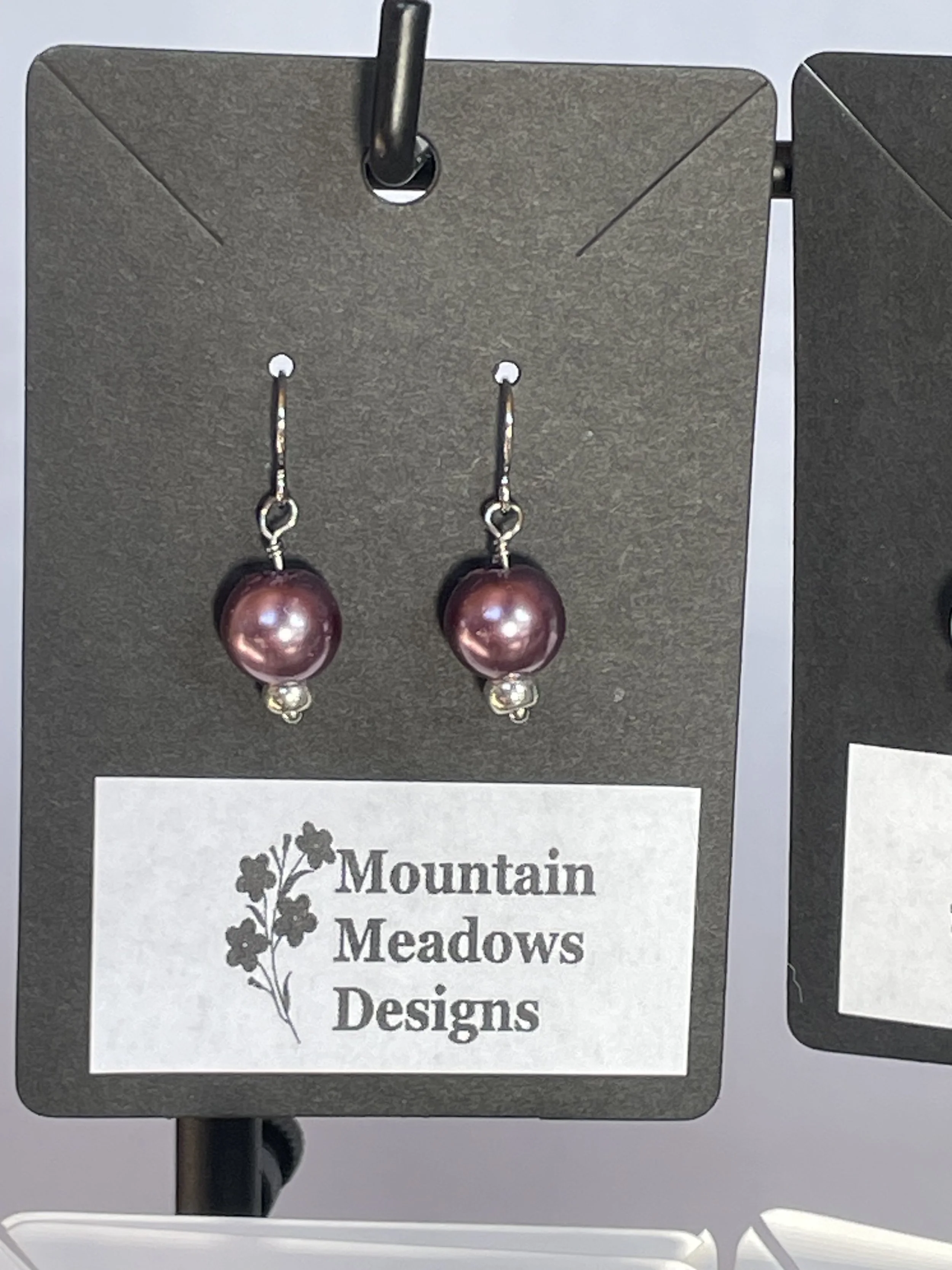 Plum Pearls with Silver Earrings.jpg