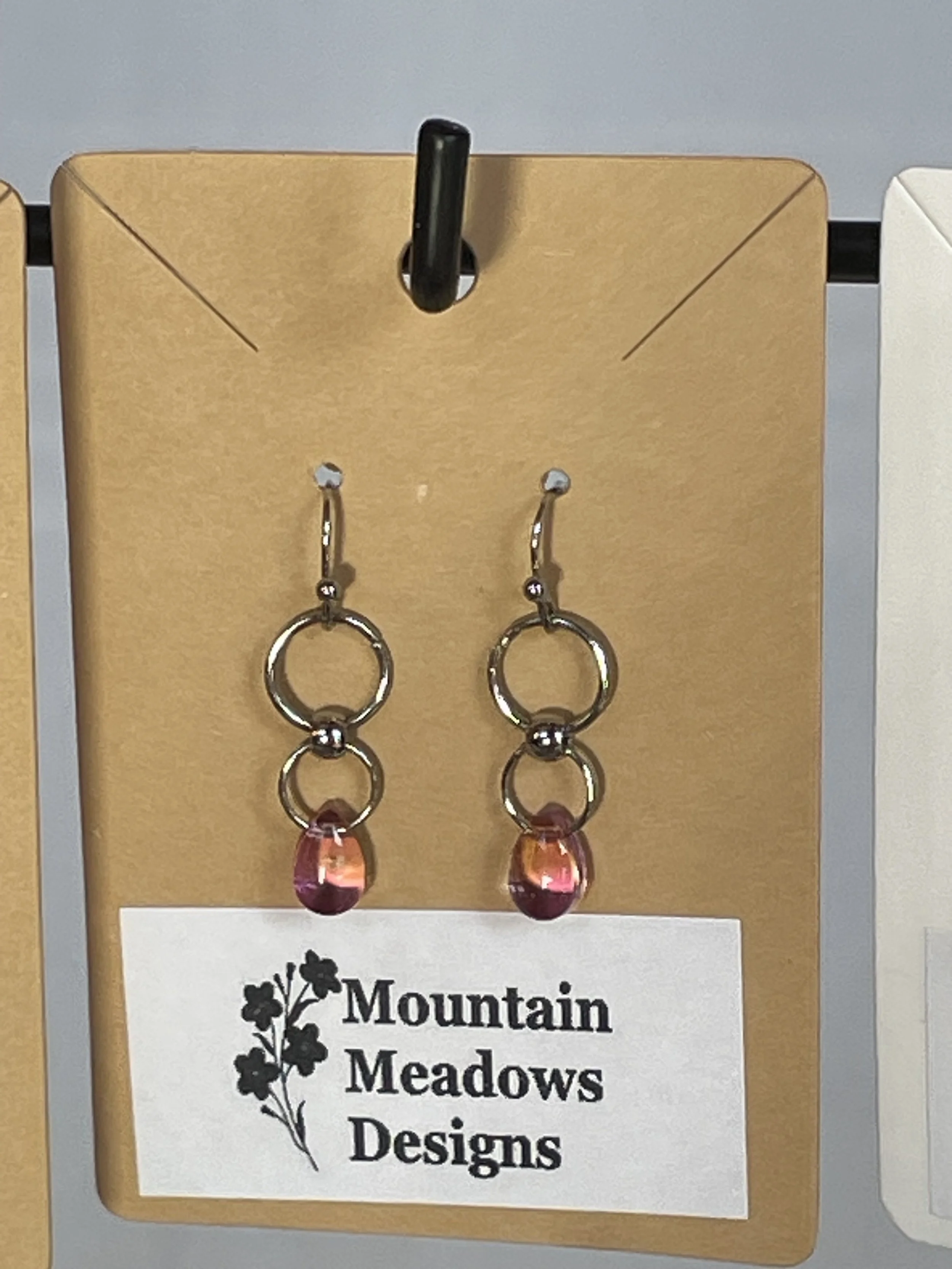 Raindrop Earrings Pink:Orange (2 rings).jpg