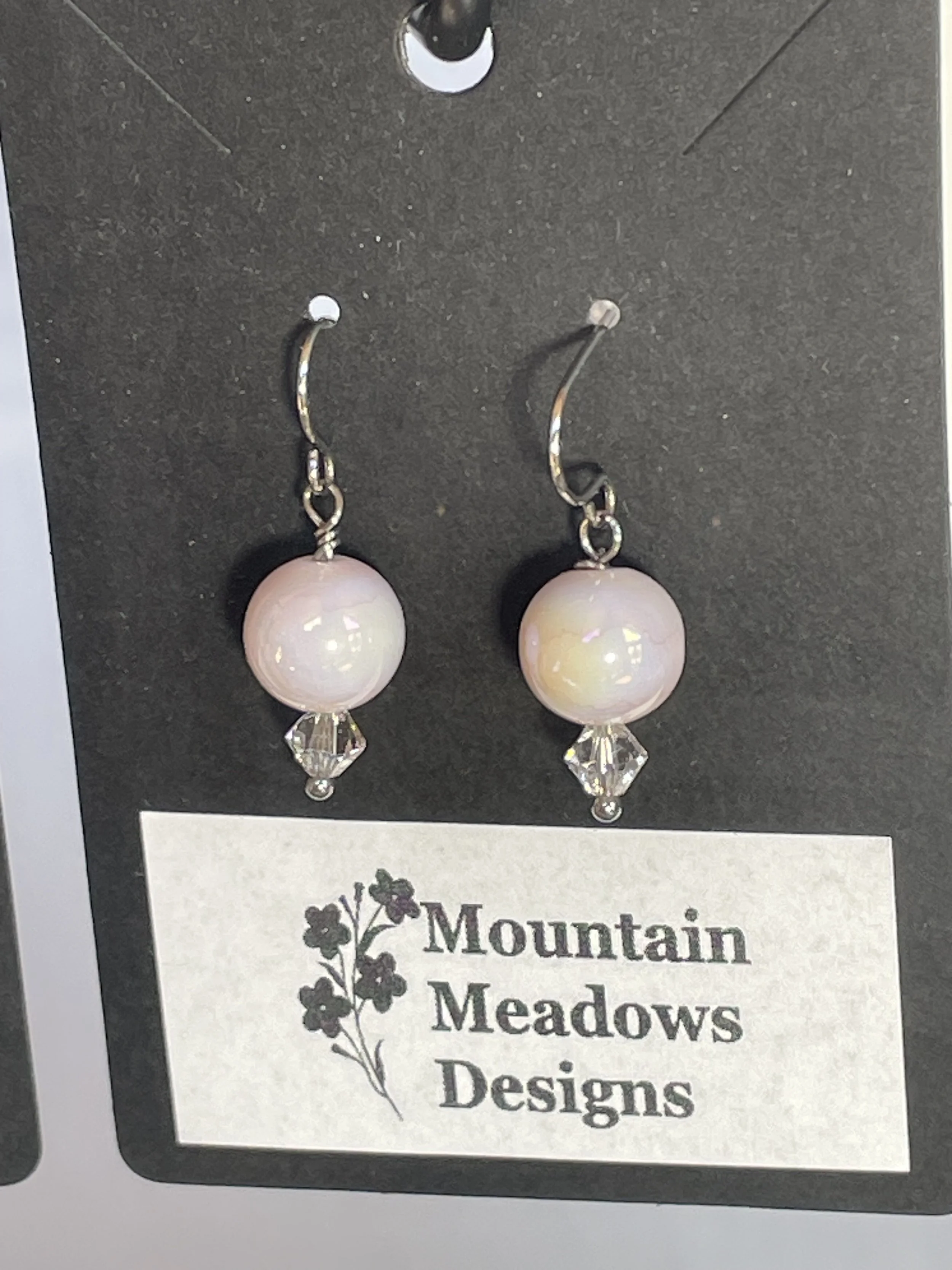 Pink Round Glass Bead with Bicone.jpg