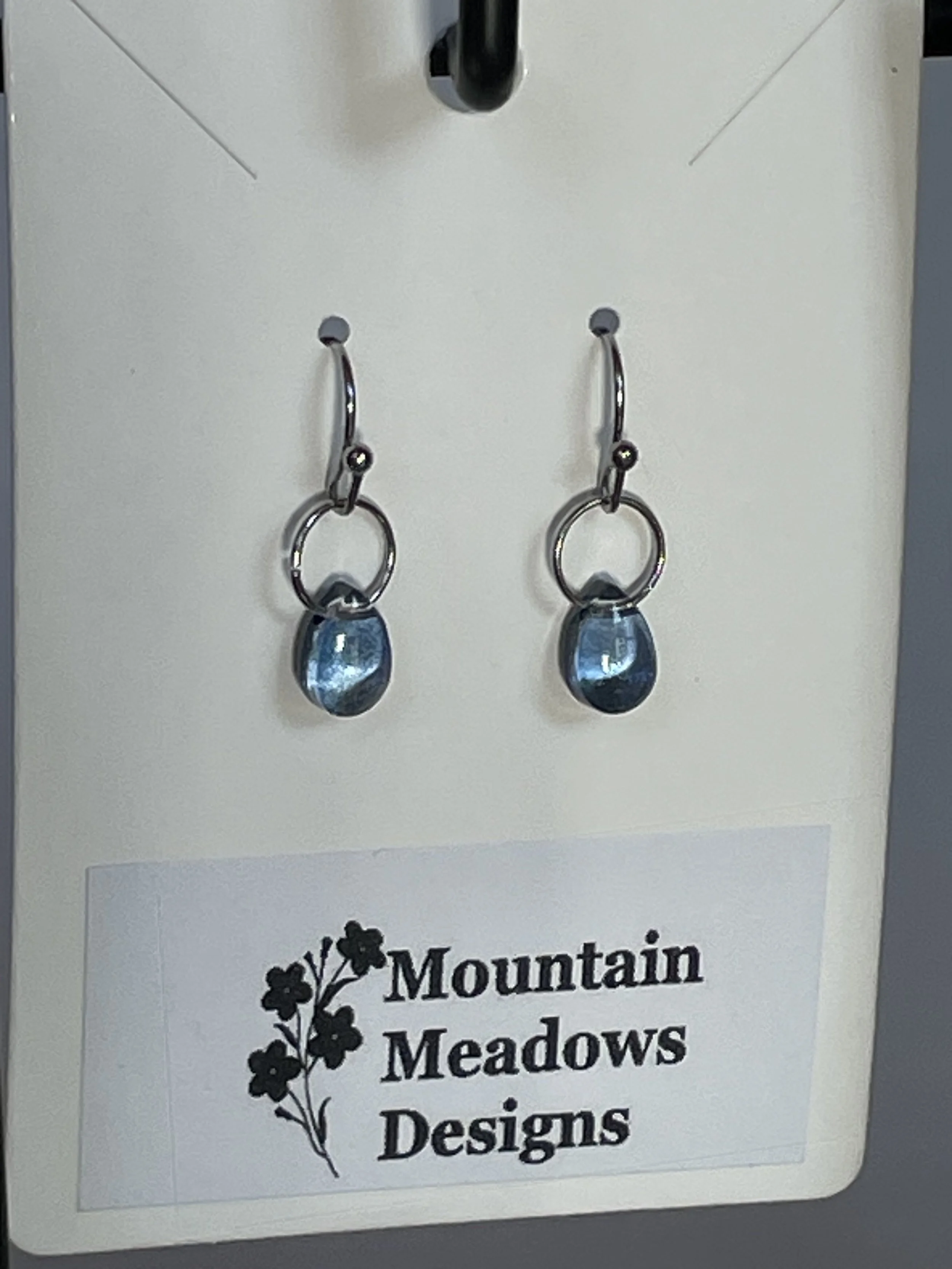 Navy Blue:Clear Raindrop Earrings (1 ring).jpg