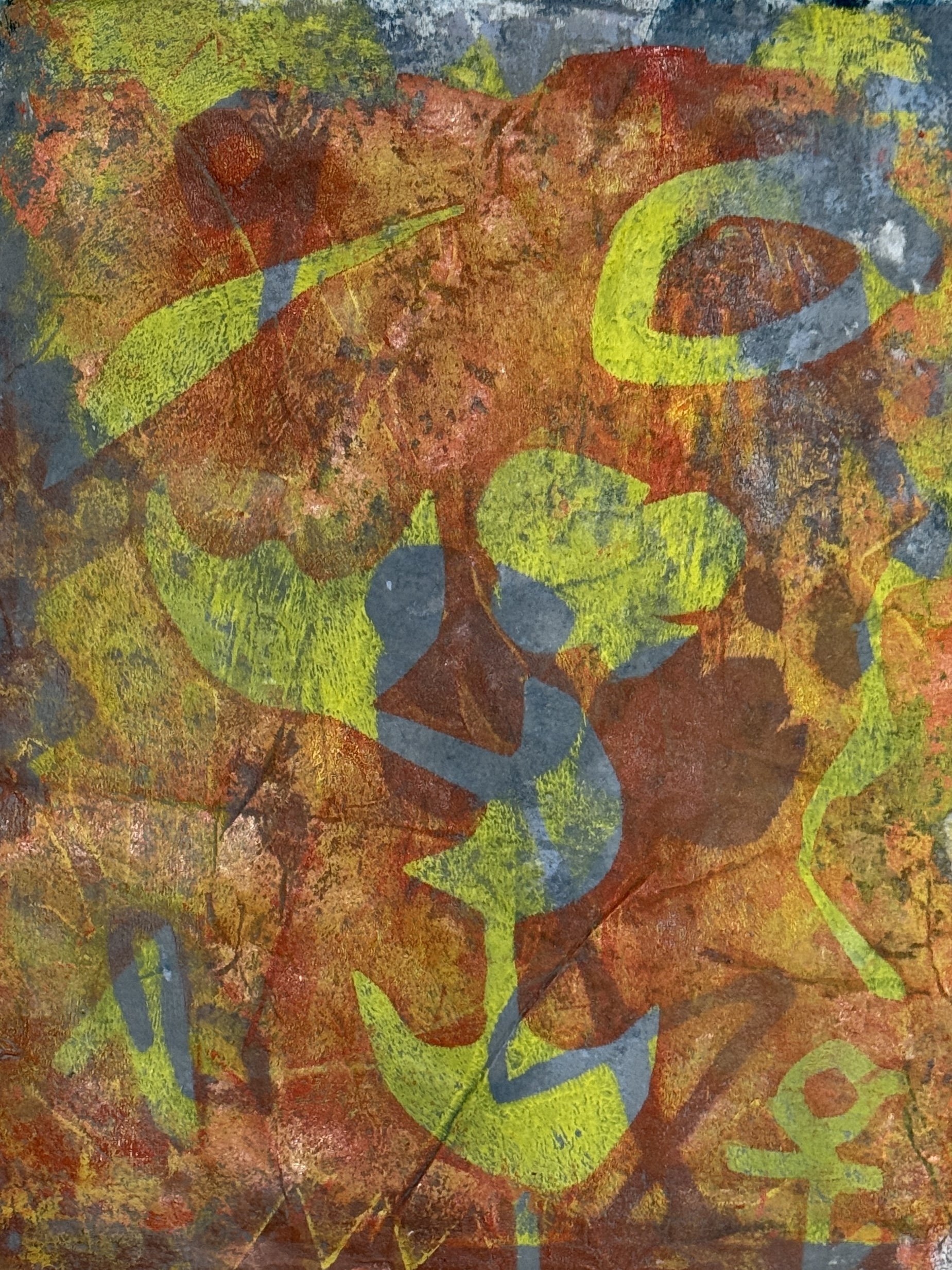 Signal Bloom (14 x 16 matted, unframed)