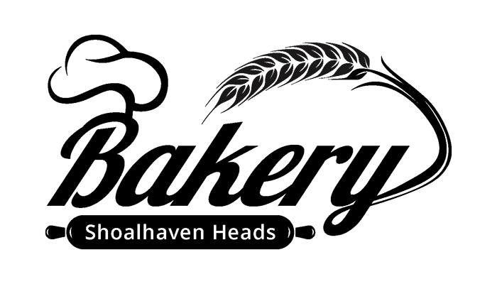 Logo of Shoalhaven Heads with a black background, a stylized feather at the top, and white text that reads 'Shoalhaven Heads'.