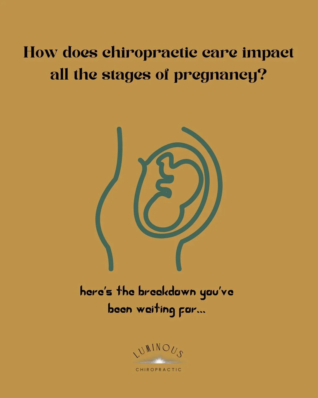 Let&rsquo;s keep it simple. 

Supporting your nervous system during all of these time periods is AWESOME!
Does receiving this care during these time periods have a profound impact on creating an optimal experience? YES
Do you HAVE TO receive this car